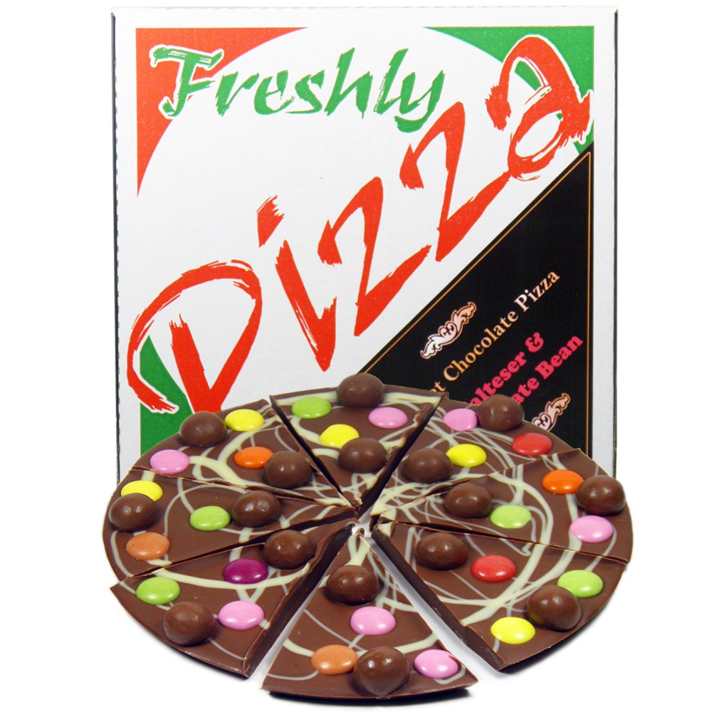 Hamiltons Milk Chocolate 7-Inch Malteser and Bean Gourmet Chocolate Pizza 1