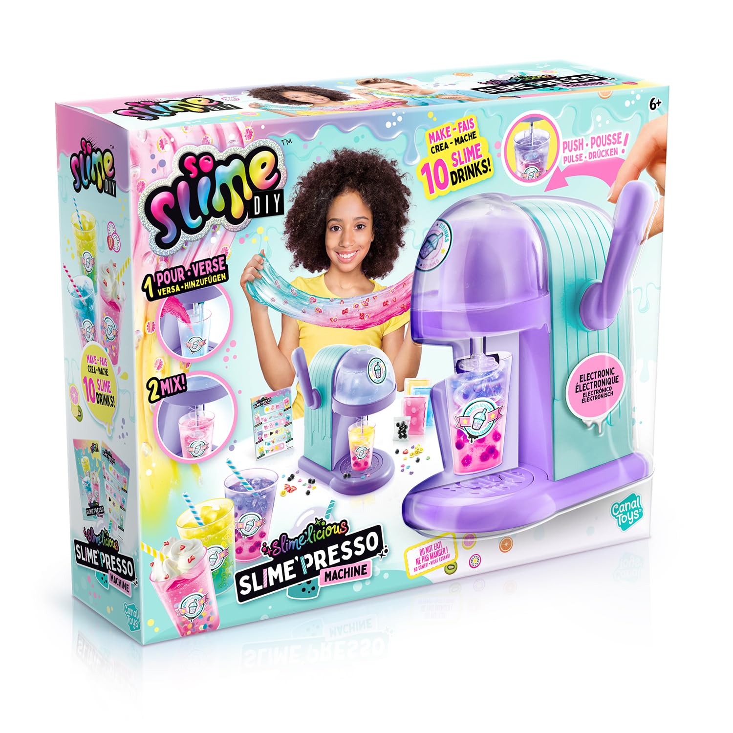 So Slime DIY Slime Mix’in Machine - Make Colorful Slime Drinks for Kids Ages 6+ 2