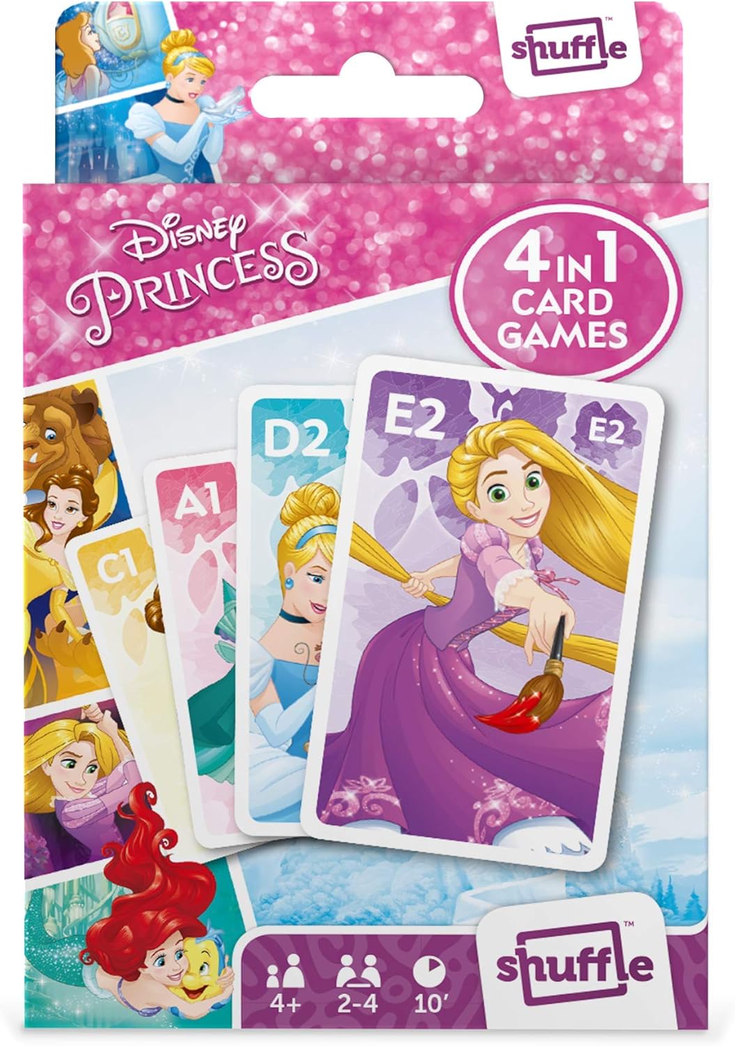 Disney Princess 4 in 1 Card Game 2