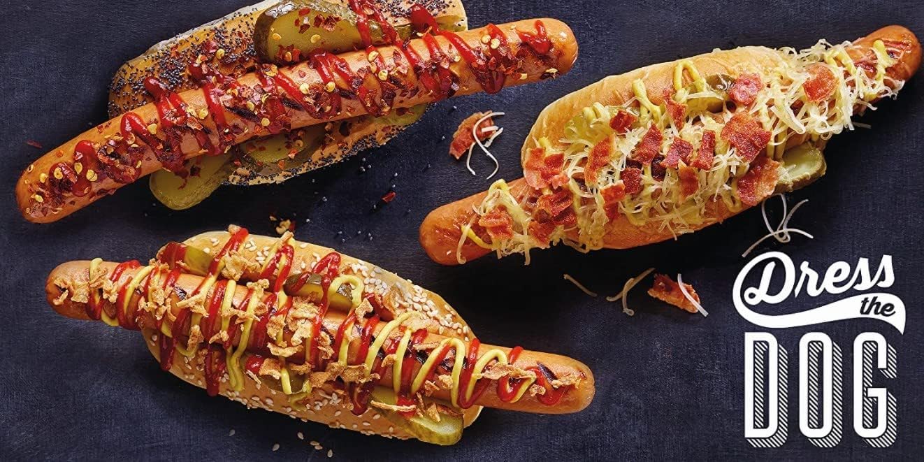 Dino's Famous All American Style Barbecue Big Dog Pork Franks | 360g Pack 2