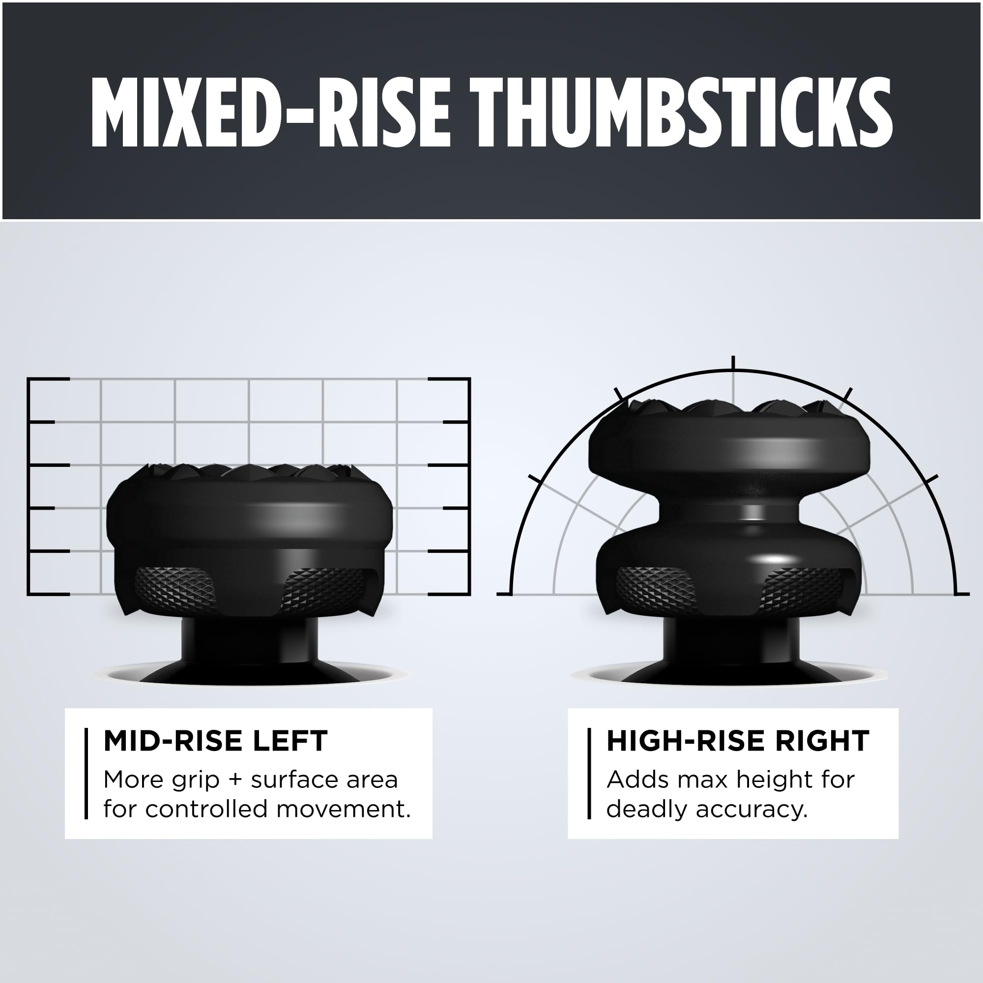 KontrolFreek FPS Freek Galaxy Black Xbox Thumb Grips - Enhanced Aim & Comfort 5