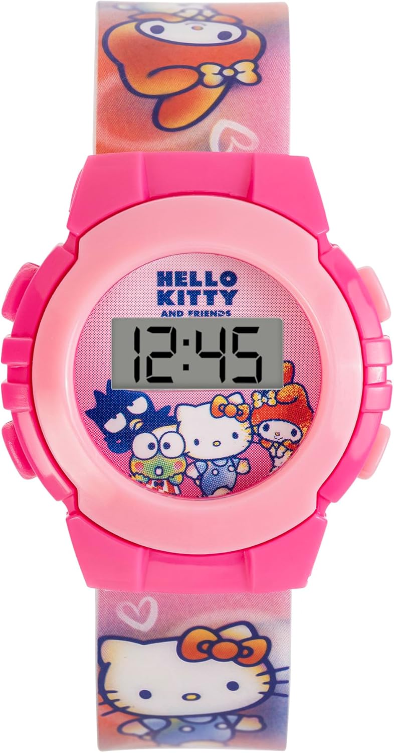 Kids Euroswan Hello Kitty and Friends Girls Digital Watch with Silicone Strap