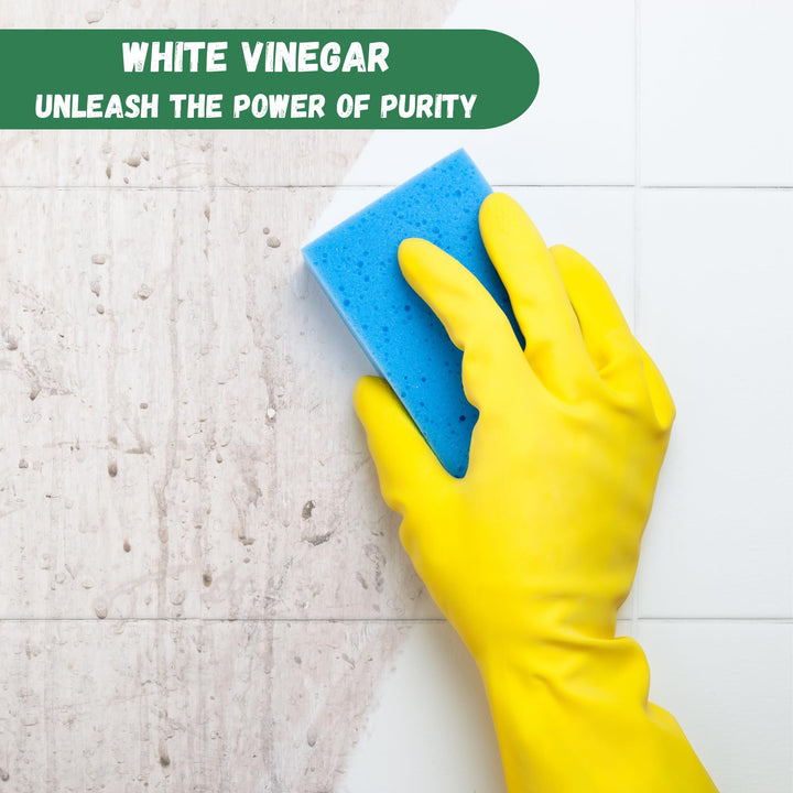 KROZ - 500ml White Vinegar Cleaning Spray with Lemon Scent