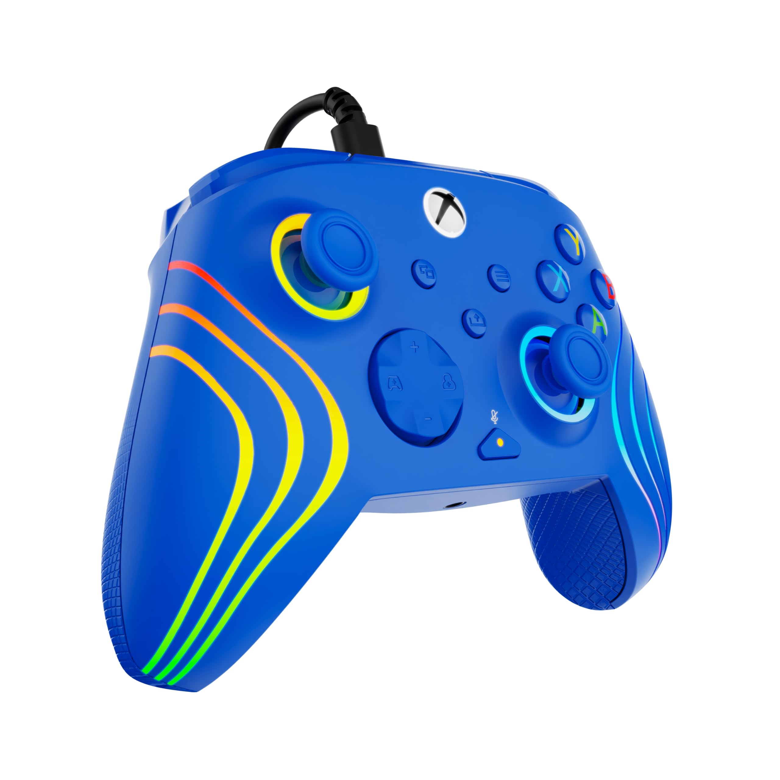 Turtle Beach Afterglow Wave Blue Wired RGB Gaming Controller for Xbox & PC 8