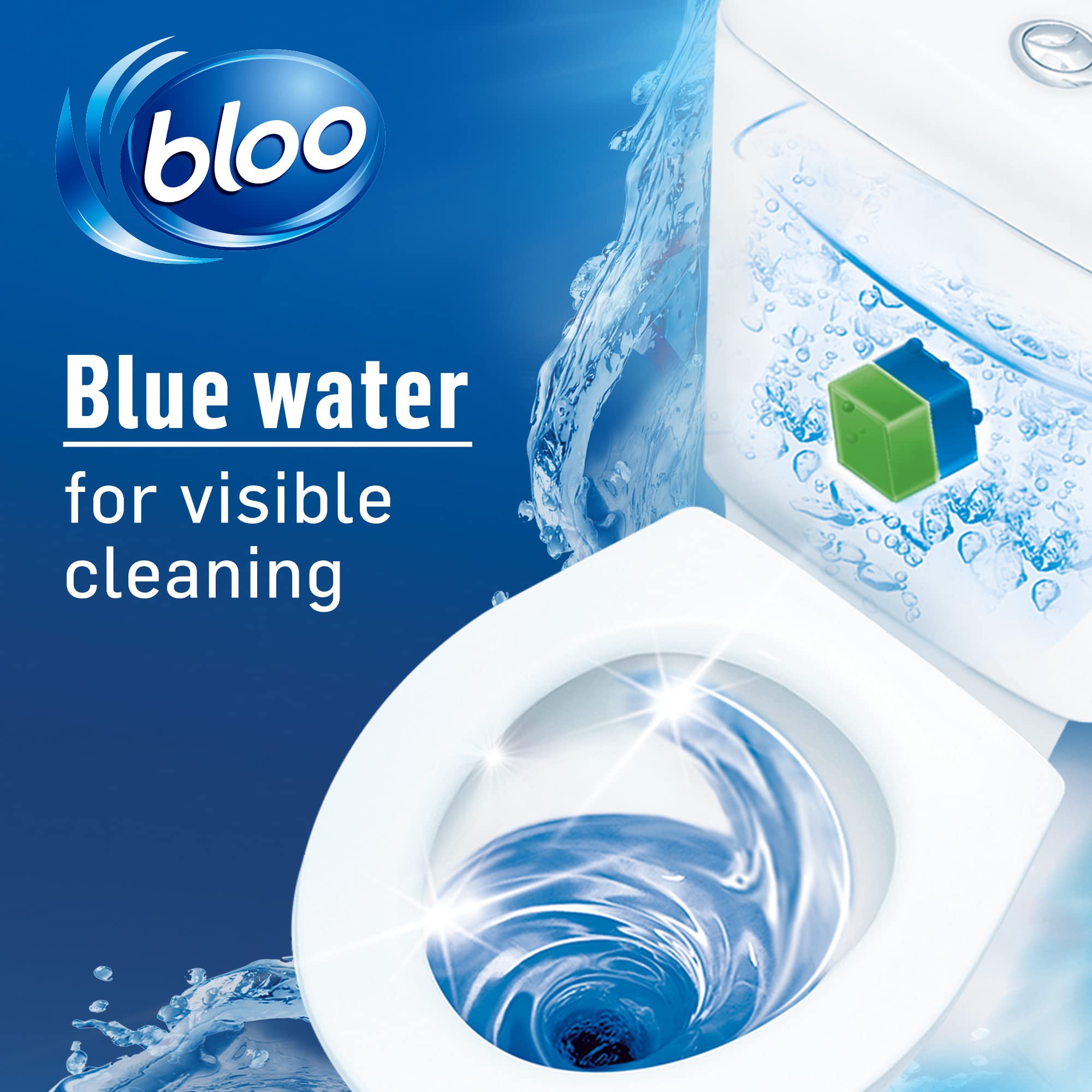 Bloo Toilet Cistern Blocks - Limescale Prevention & Freshness | Pack of 14 5