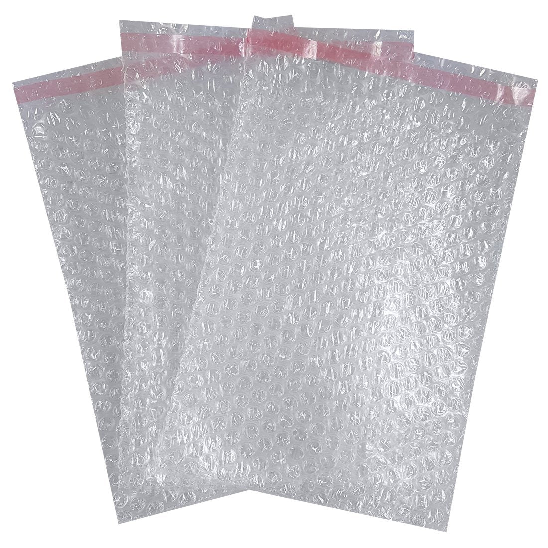 Triplast BB3 Bubble Wrap Pouches - 180mm x 235mm + 30mm Lip, Clear, Pack of 5