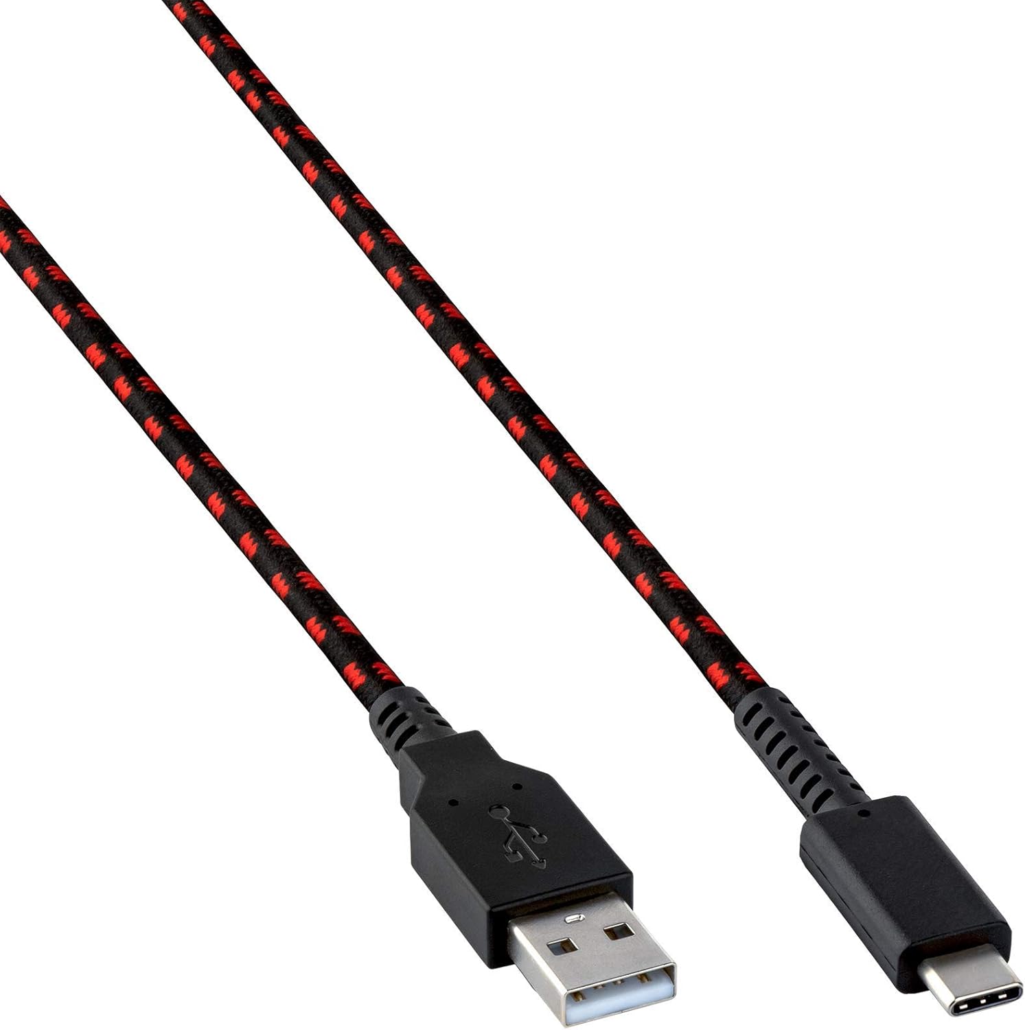 PDP 8-Foot USB-C Charging Cable for Nintendo Switch - Black/Red 6