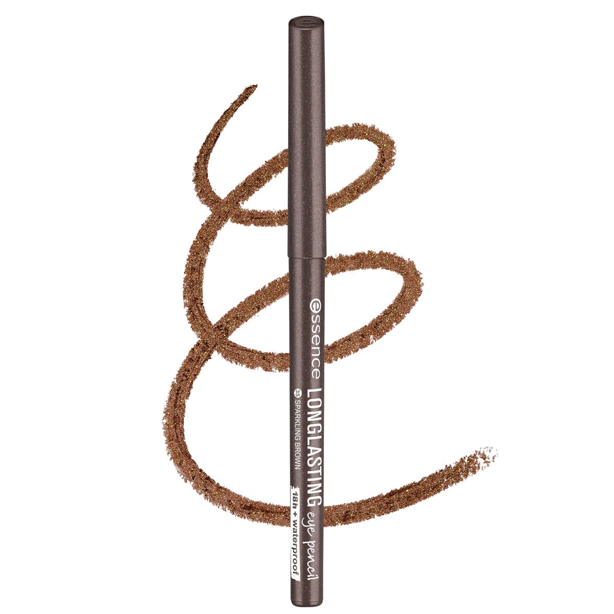 Essence Cosmetics LONG LASTING Eye Pencil - Intense & Waterproof Color, 0.28g Brown