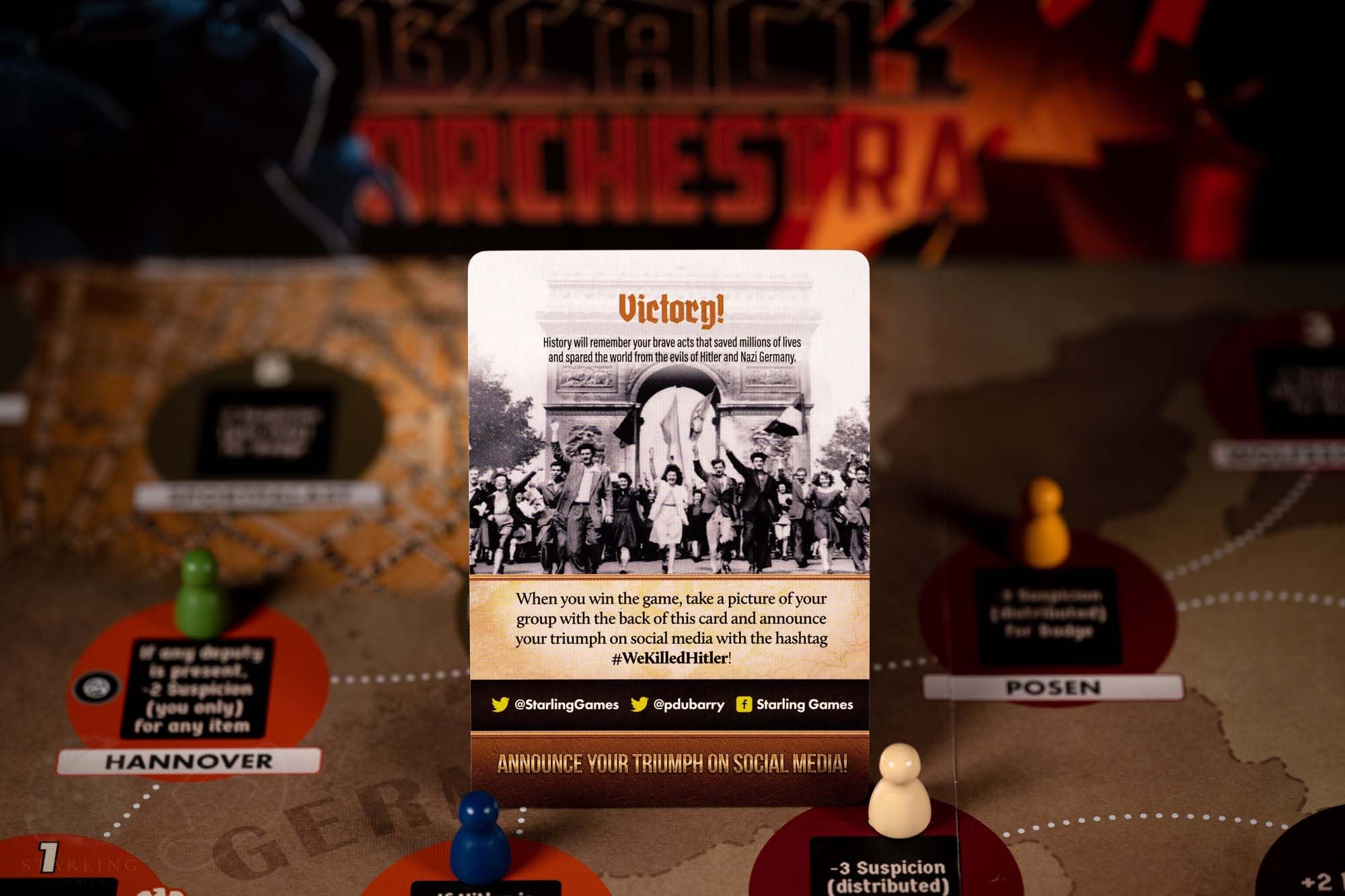 Game Salute Black Orchestra Second Edition Board Game 11