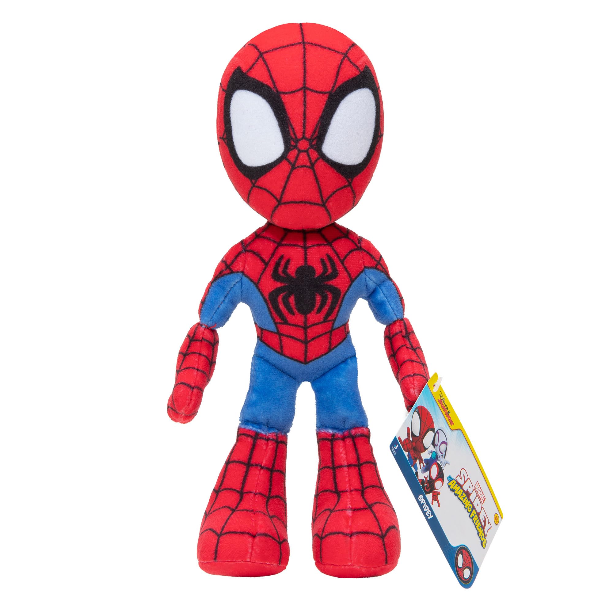SPIDEY AND HIS AMAZING FRIENDS Spidey Plush - 8-Inch Super Soft Toy | Polyester | Ages 3+ 2