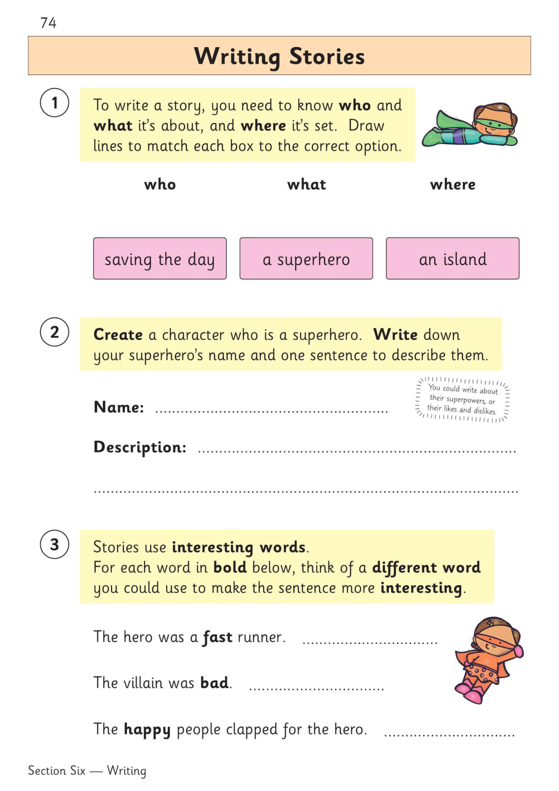 CGP Books KS1 English Year 2 Targeted Question Book - Ages 6-7 | 96 Pages | Paperback 9