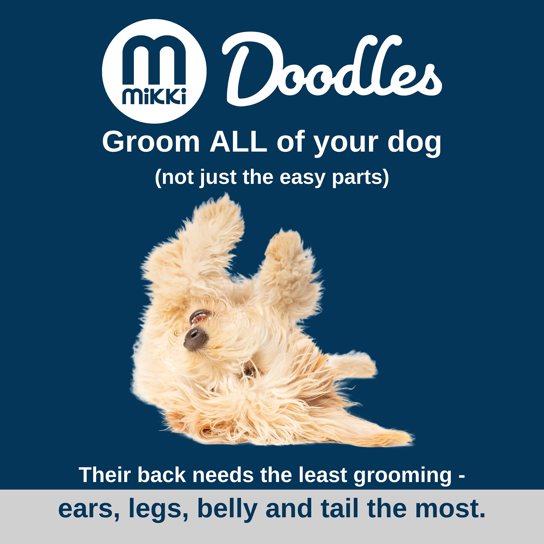 Mikki Dematting Tool - Heat Treated Blades | Ergonomic Non-Slip Handle | For Poodle Crossbreeds 9