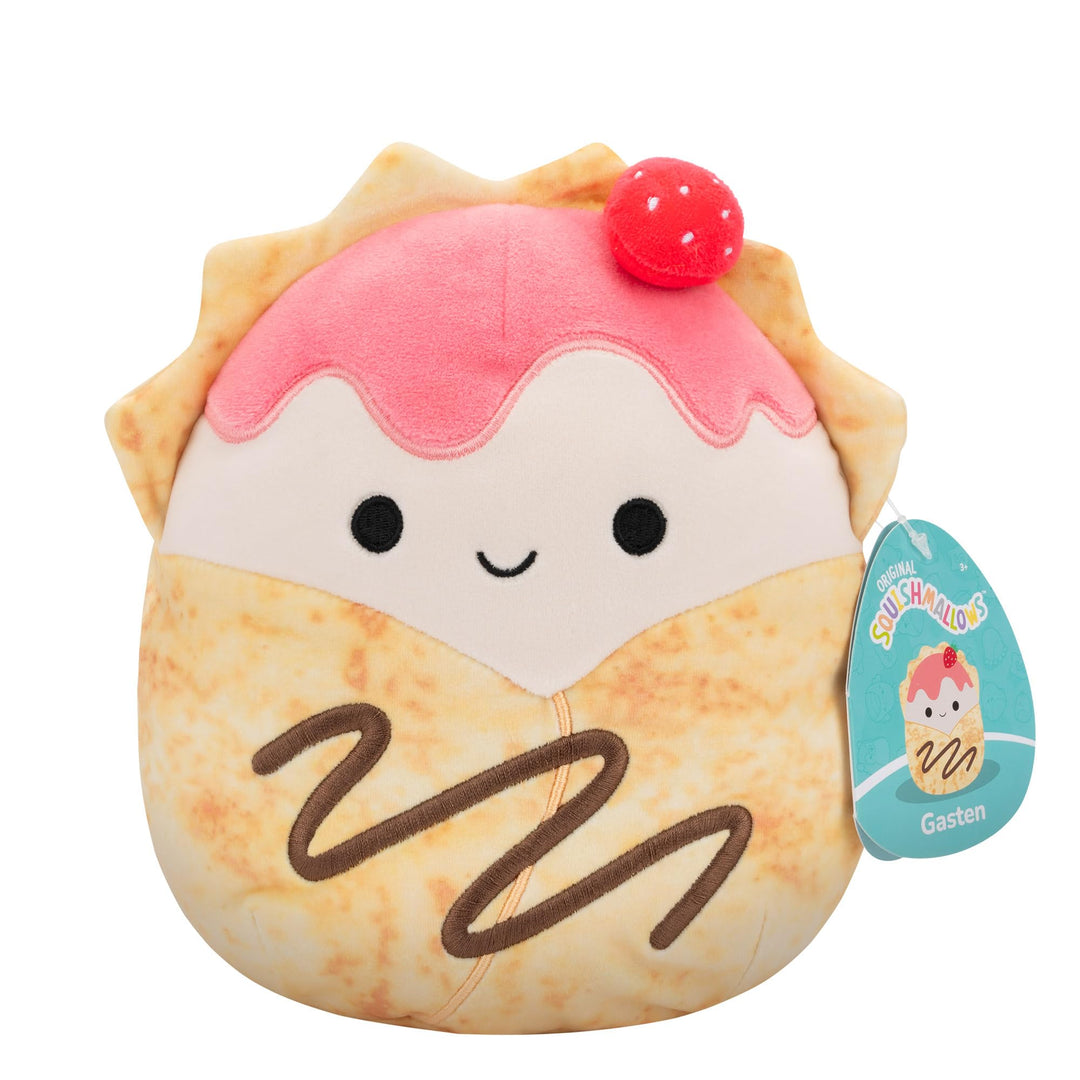 Squishmallows 7.5 Inch Plush - Gasten the Strawberry Crepe