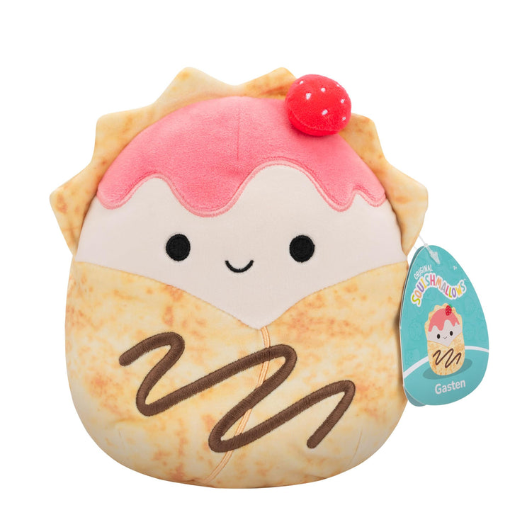 Squishmallows 7.5 Inch Plush - Gasten the Strawberry Crepe