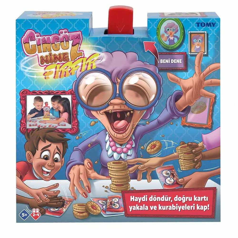 TOMY T73114 Greedy Granny – in a Spin Board Game 1
