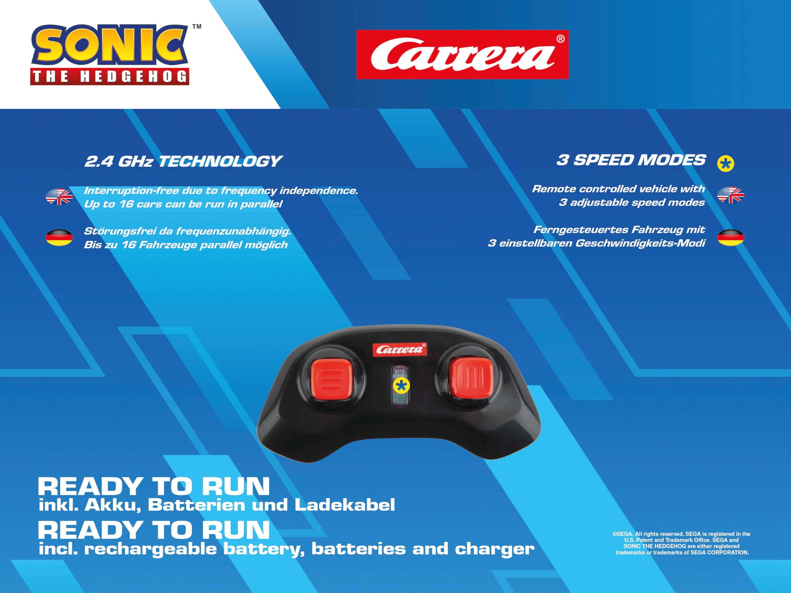 Carrera RC Sonic The Hedgehog - Team Sonic Racing Tabletop Racing Set 3