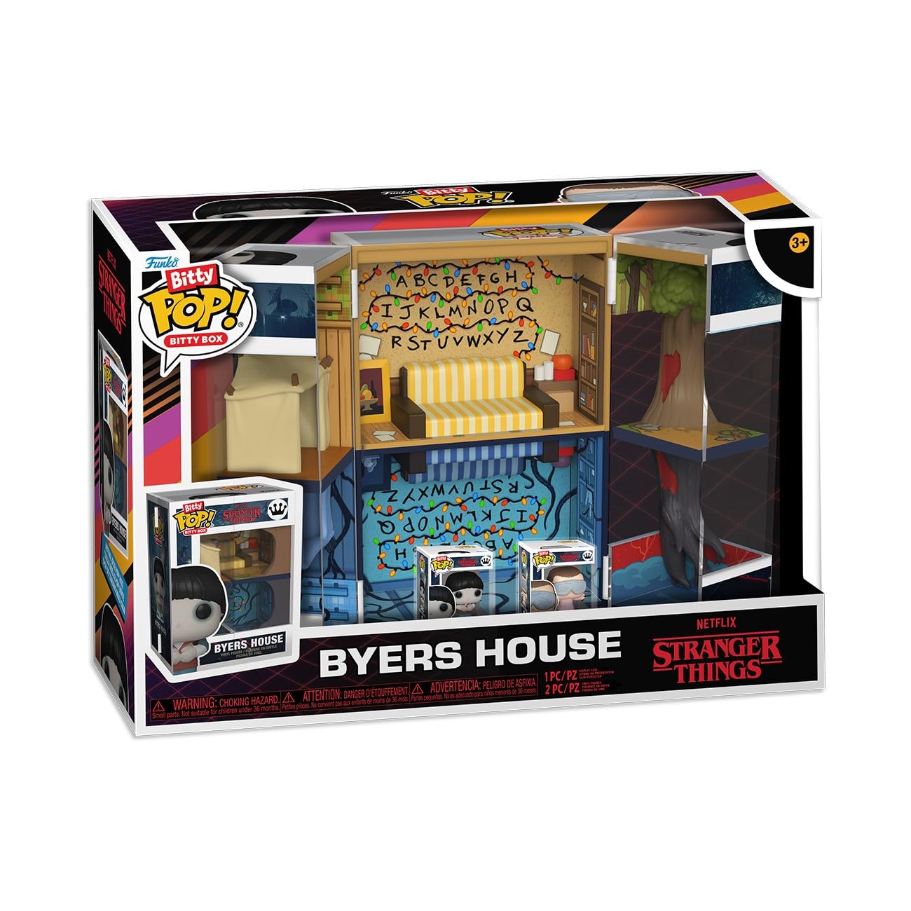 Funko Bitty Pop! Bitty Boxes: Stranger Things - Byers House Playset with 2 Bitty Pop! Figures 1