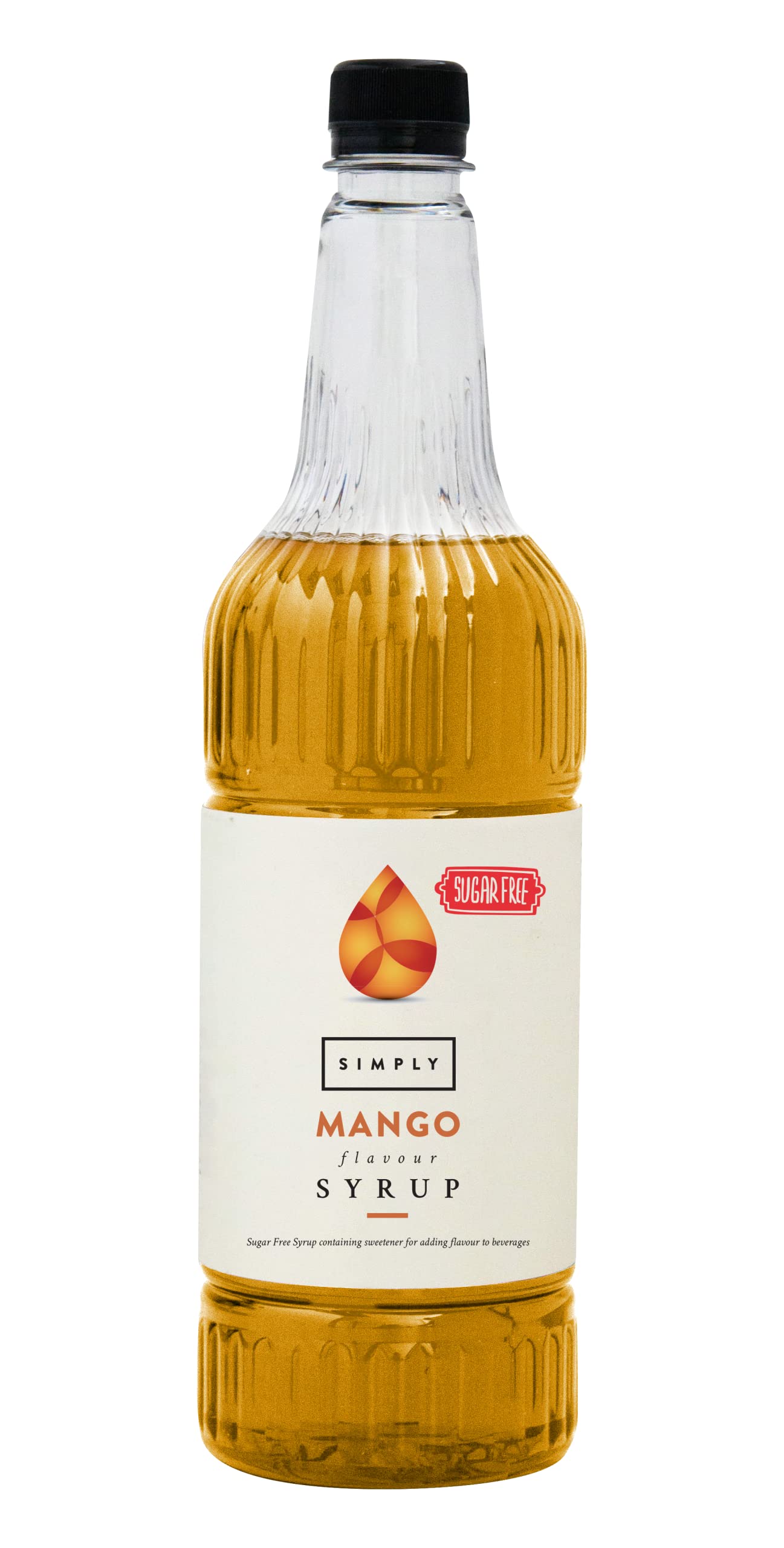 Simply Sugar Free Mango Syrup - Low Calorie, Vegan, Nut Free | 1 L Liquid 1
