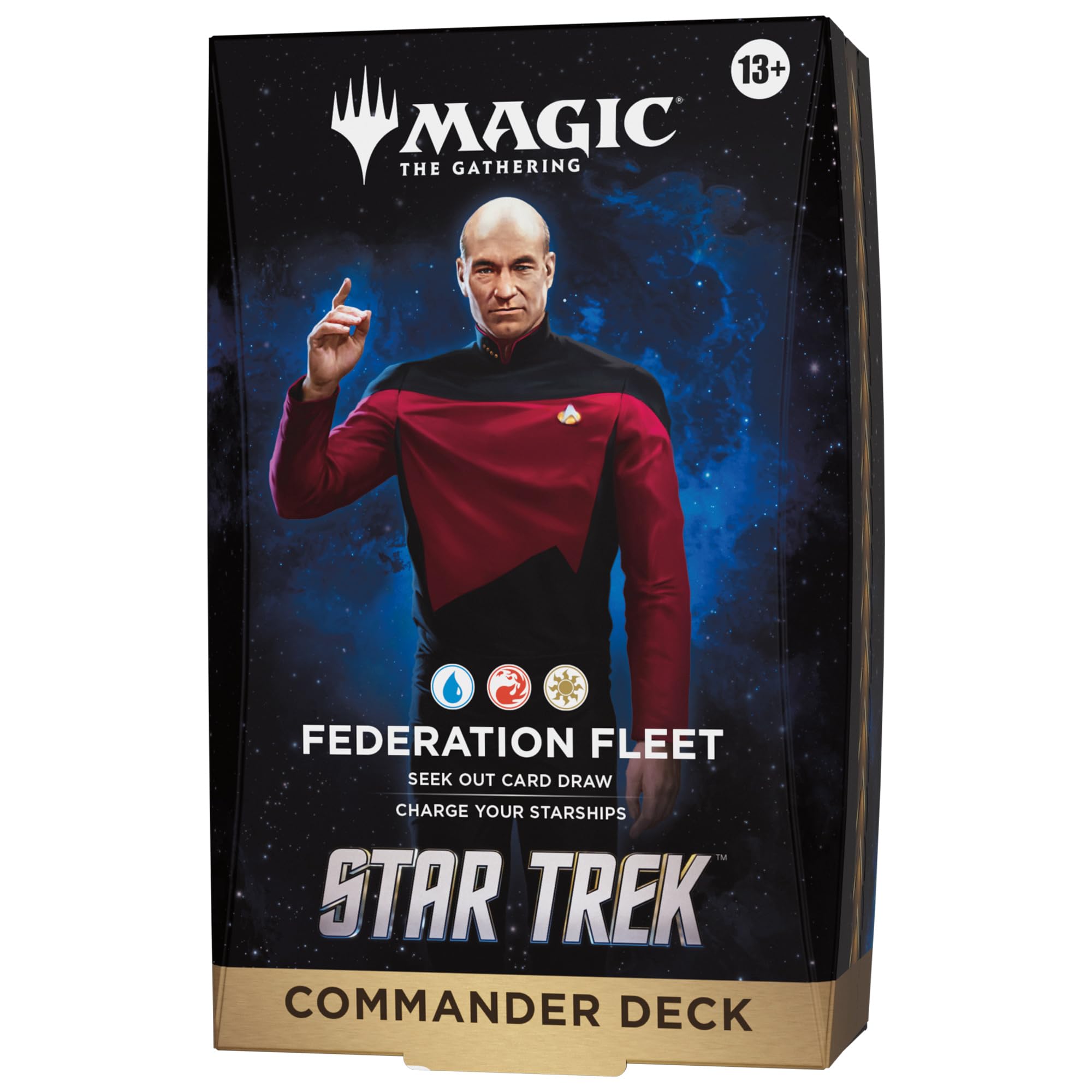 Magic: The Gathering Star Trek Commander Deck - Federation Fleet | Multiplayer Card Game | Adult 1