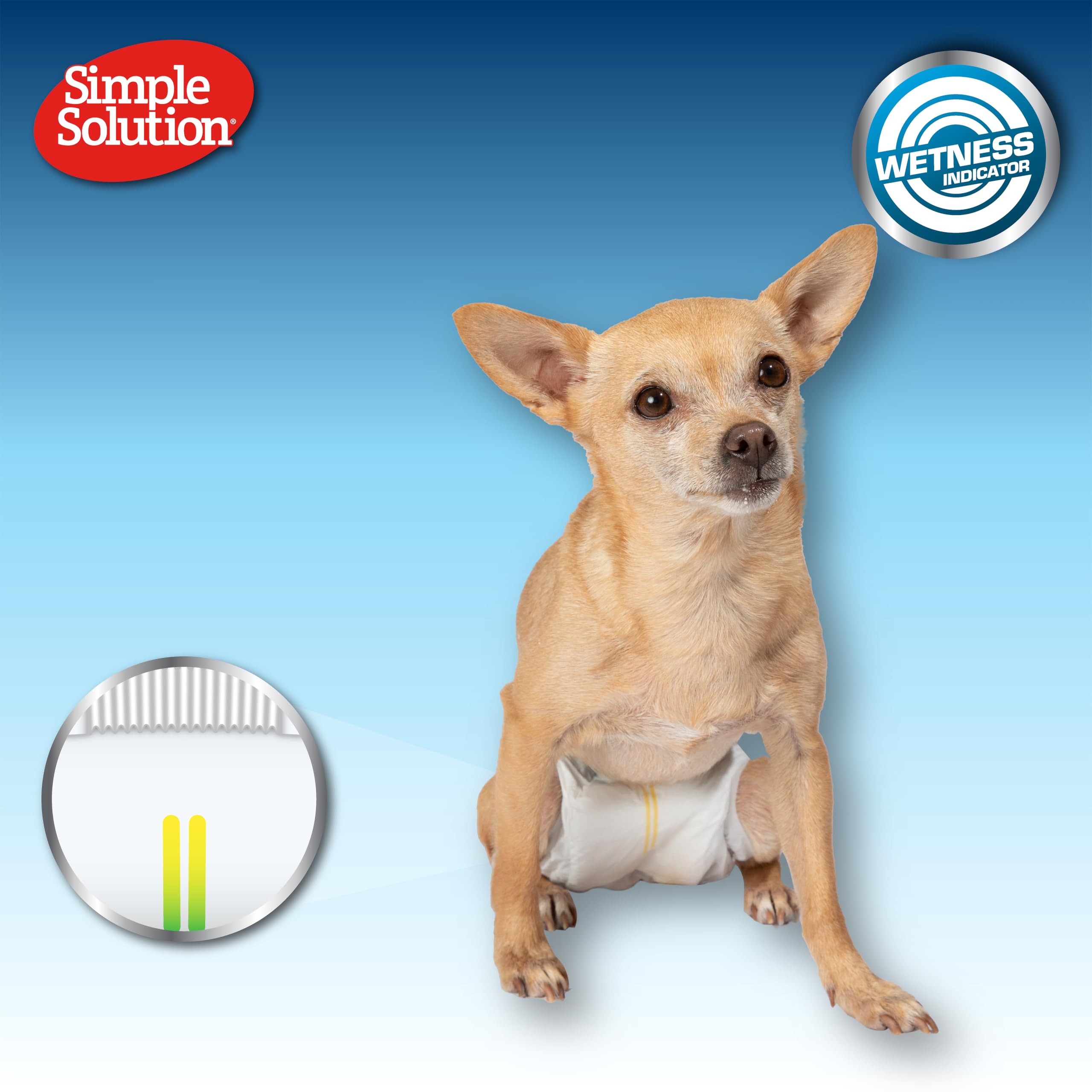 Simple Solution Disposable Dog Diapers for Female Dogs | XS/Toy <5kg | 12 Pack 6