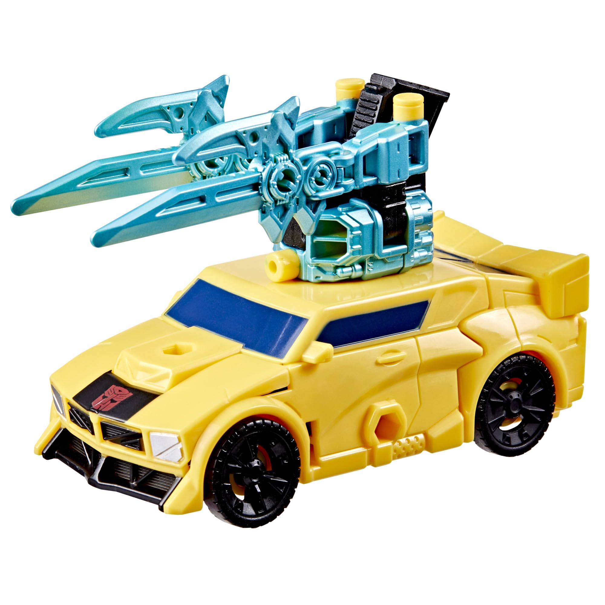 Transformers CYBERWORLD Armored Changers Bumblebee Action Figure - Ages 6+, 2-in-1 Transformation, 18.07 cm 4