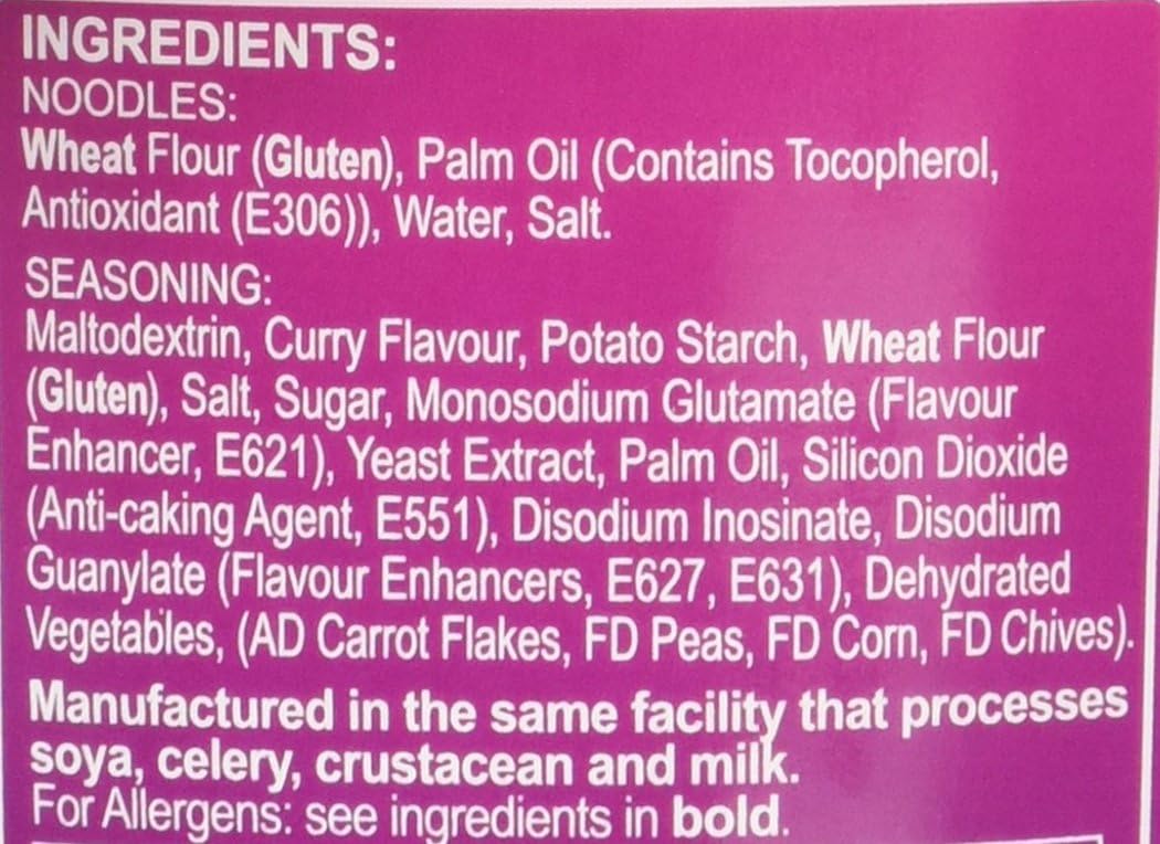 Ko-lee Go Cup Noodles Curry Flavour 65g (Pack of 12)