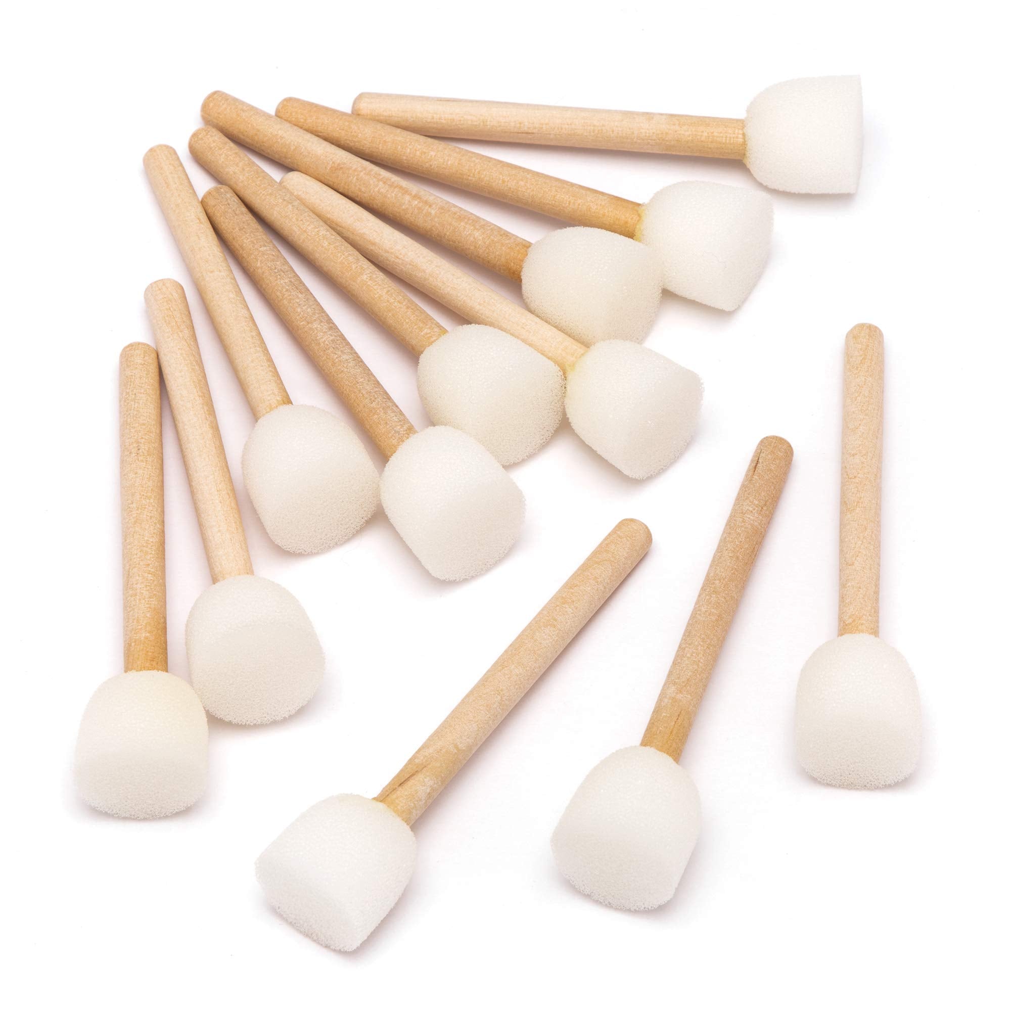 Baker Ross Mini Sponge Paint Dabbers - Pack of 12 | Easy Grip for Fun Patterns 1