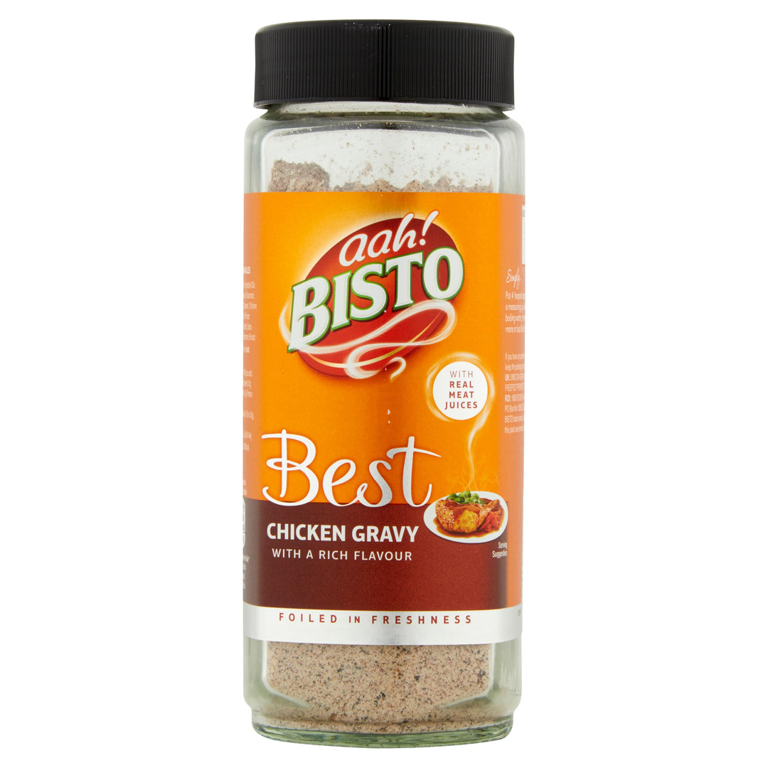 Bisto - Best Chicken Gravy Granules Made with Real Meat Juice, 390g Jar
