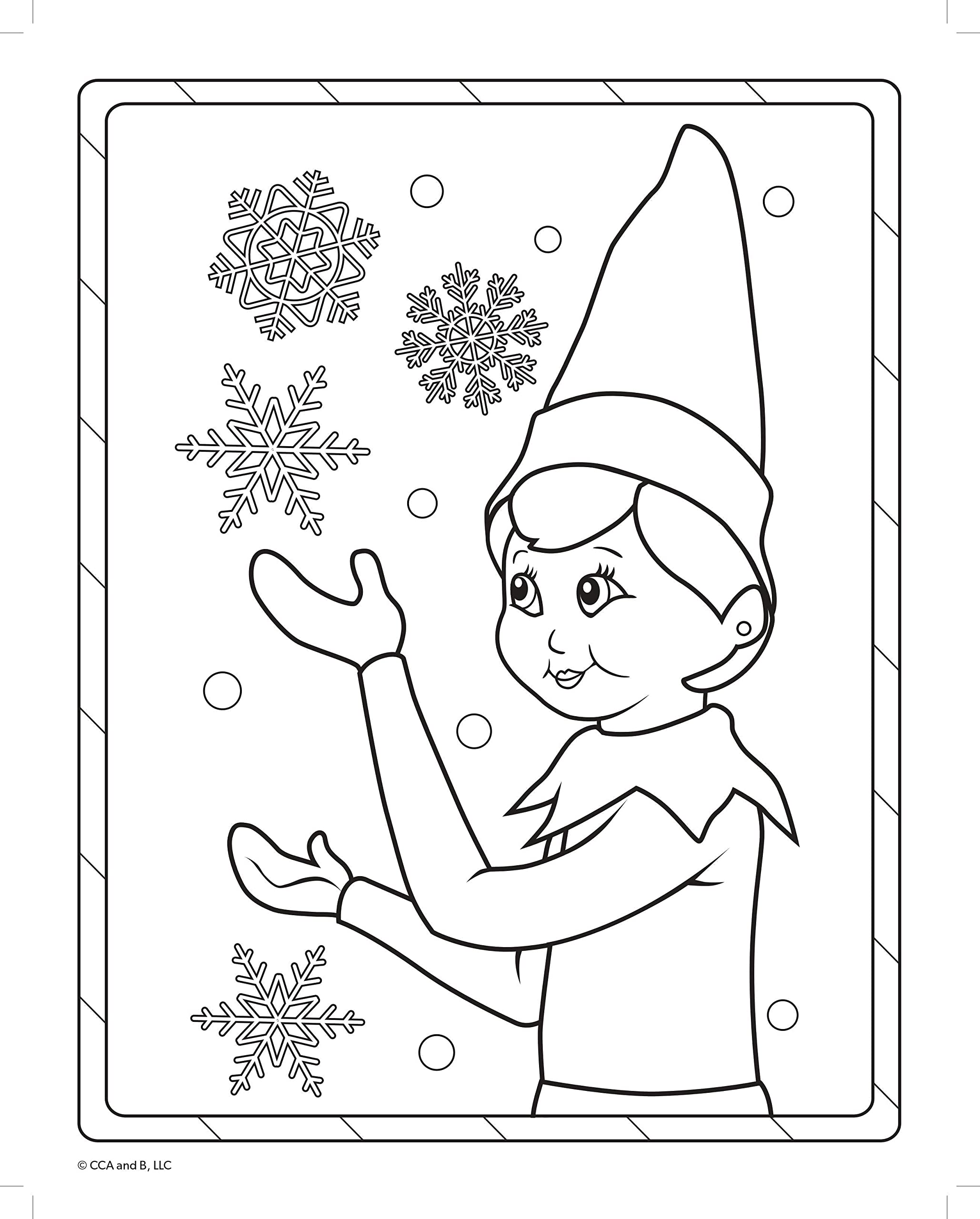 Elf on the Shelf Christmas Activity Pack - Coloring, Sticker & Activity Books with 100+ Reusable Stickers 18