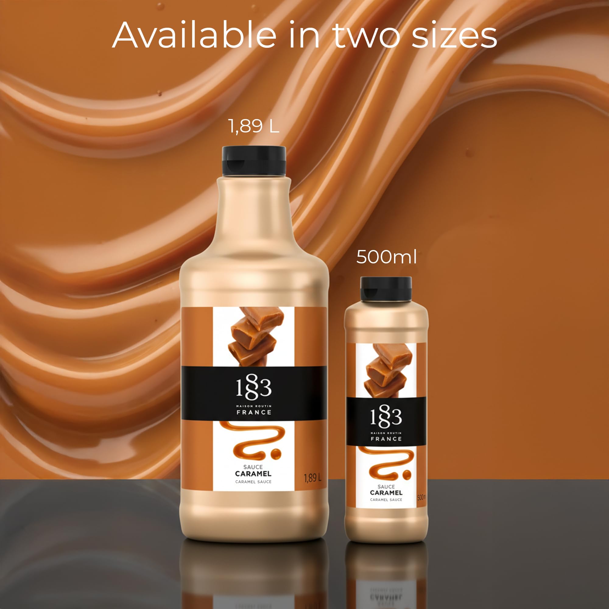 1883 Maison Routin Caramel Sauce - Smooth, Buttery Flavor | 500ml 2