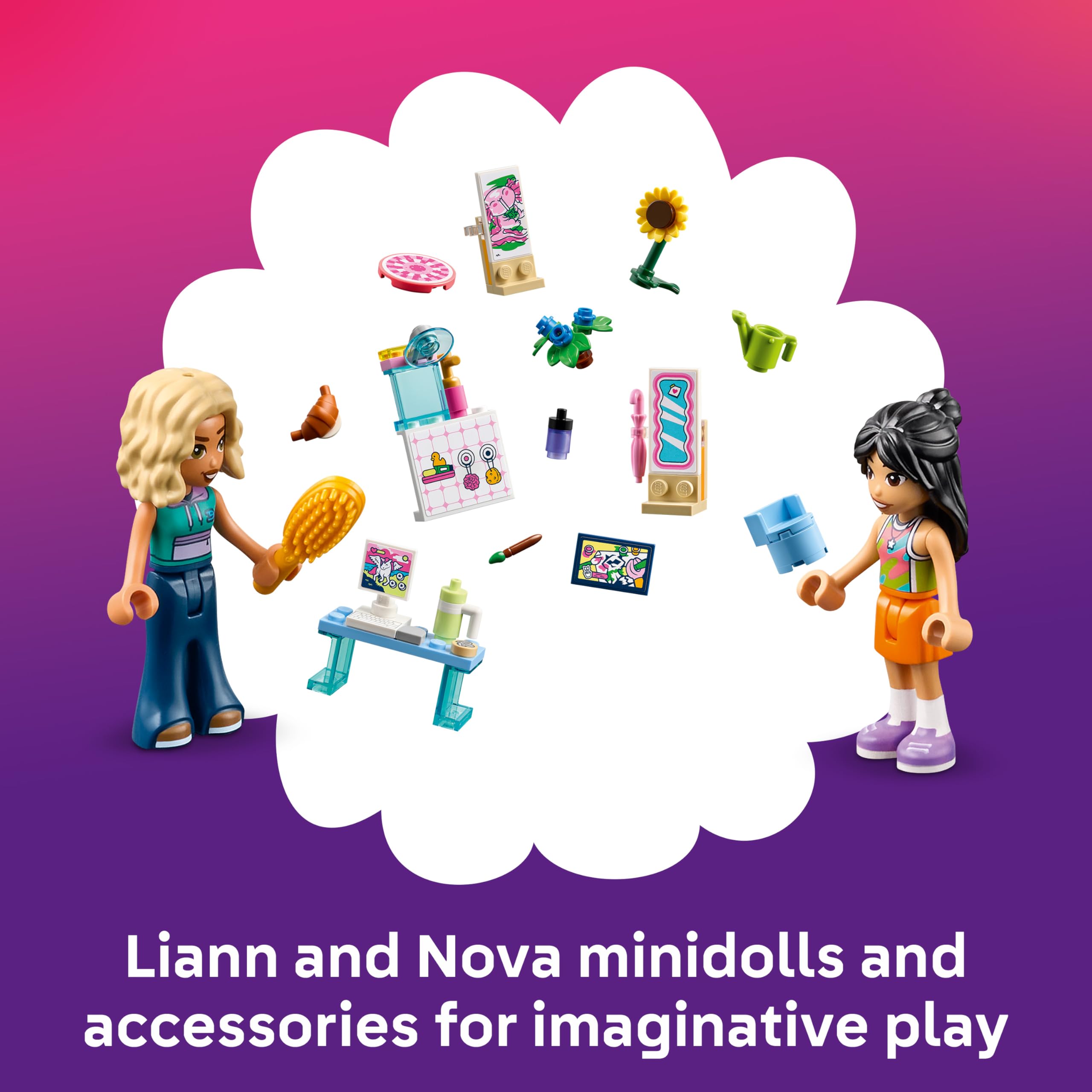 LEGO Friends Creative Dollhouse Suitcase Building Set | Portable Travel Toy | Ages 6+ 6
