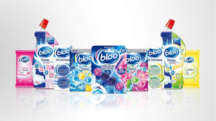 Bloo Power Active Fresh Flowers Toilet Rim Block (50g)