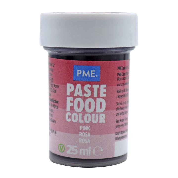 PME Paste Food Colour Plum Pink 25g - Concentrated Gel Paste for Baking