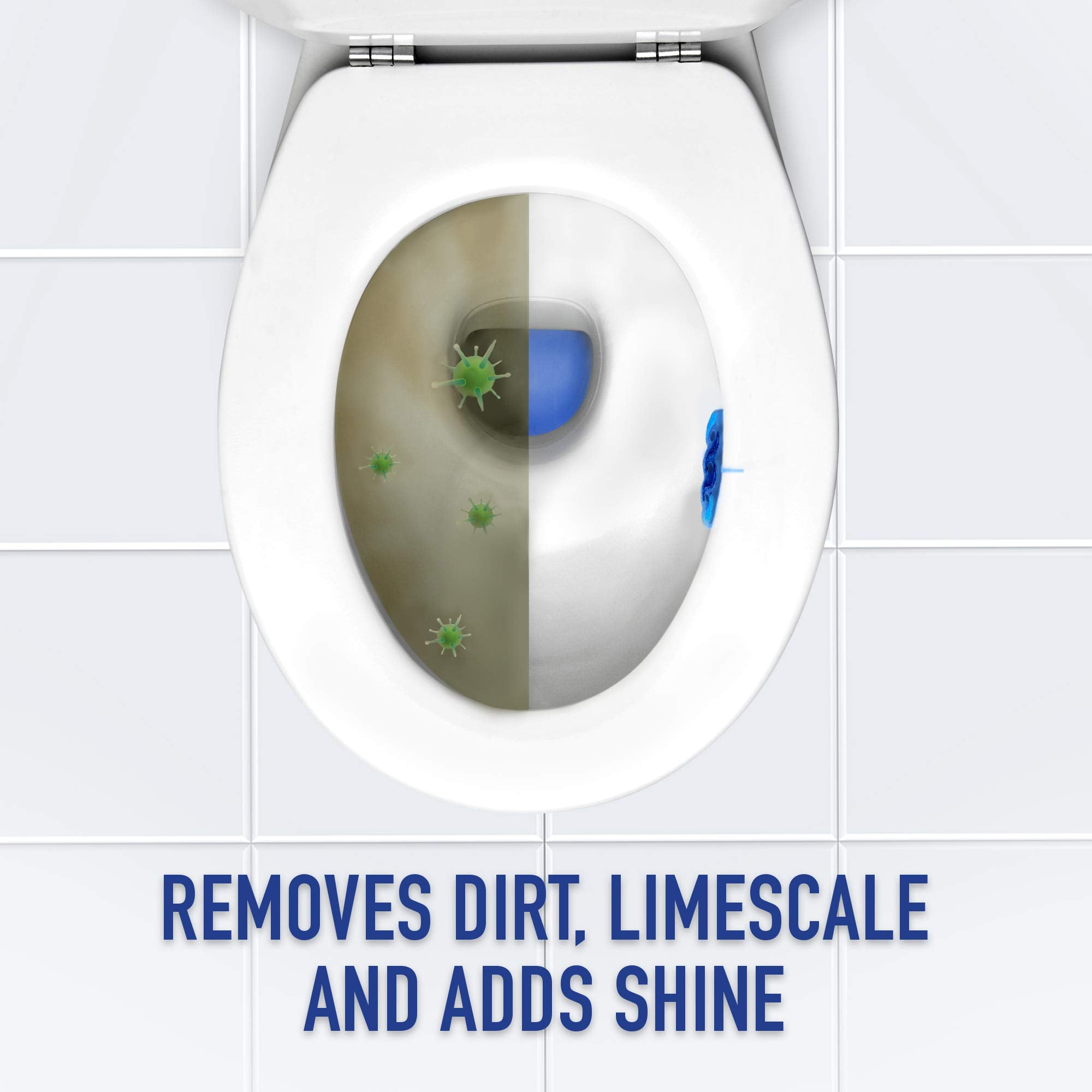 Harpic Active Fresh Toilet Rim Block Twin Pack, Atlantic Fresh 2