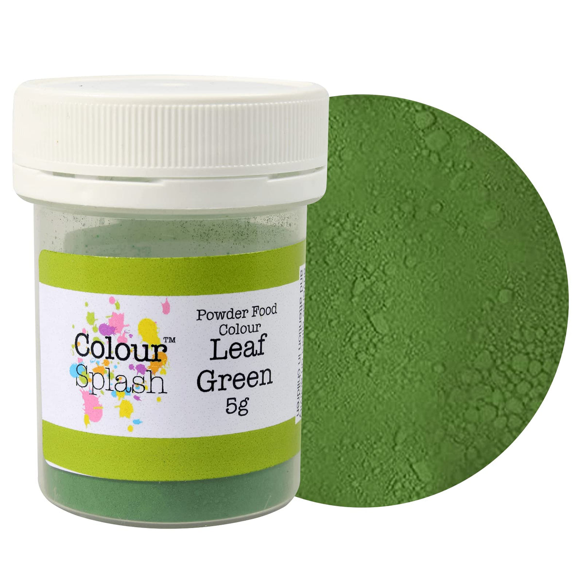 Colour Splash Green Food Colouring Dust - Matt Finish, 5g