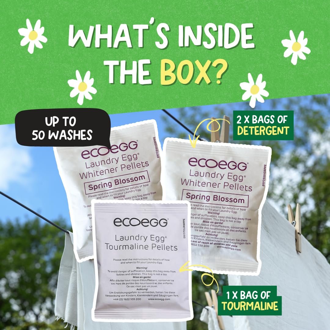 Ecoegg - Laundry Egg Refill Pellets Detergent & Fabric Softener Replacement