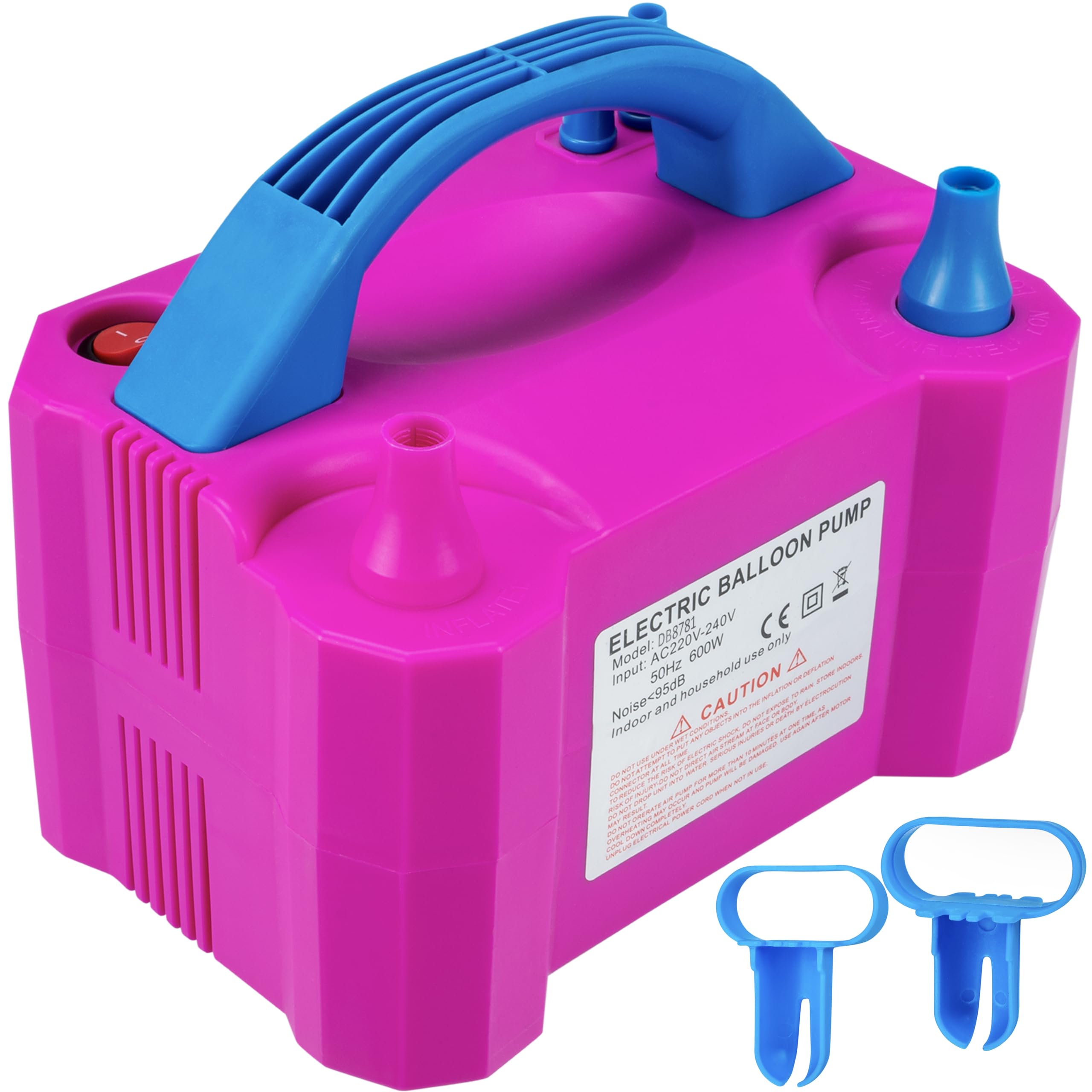 TANNESS Electric Balloon Pump - Dual Nozzle High Power with Manual & Auto Modes (AC220-240V) 1