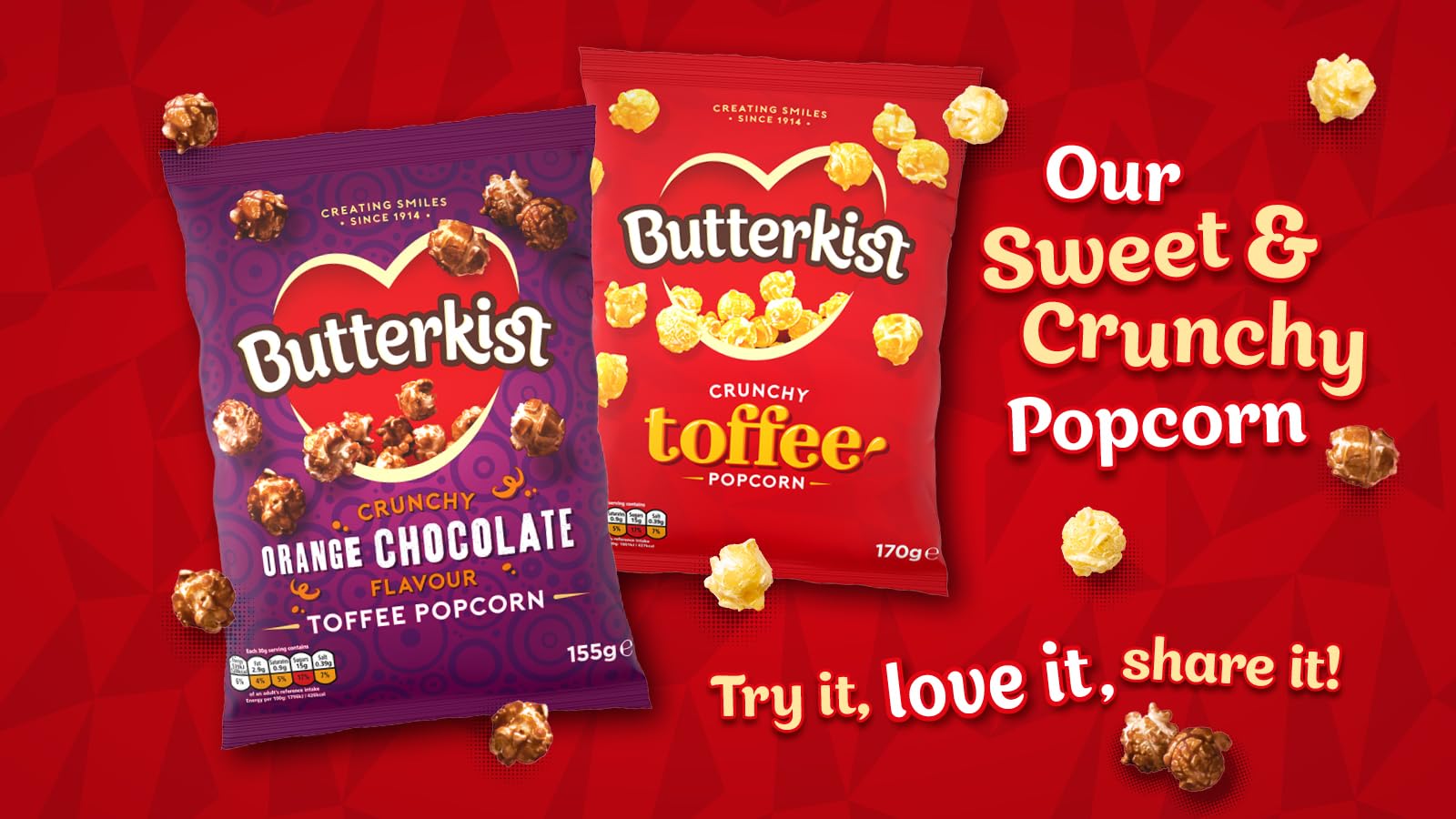 Butterkist Sweet & Salted Microwave Popcorn - 30 x 60g Packs 4