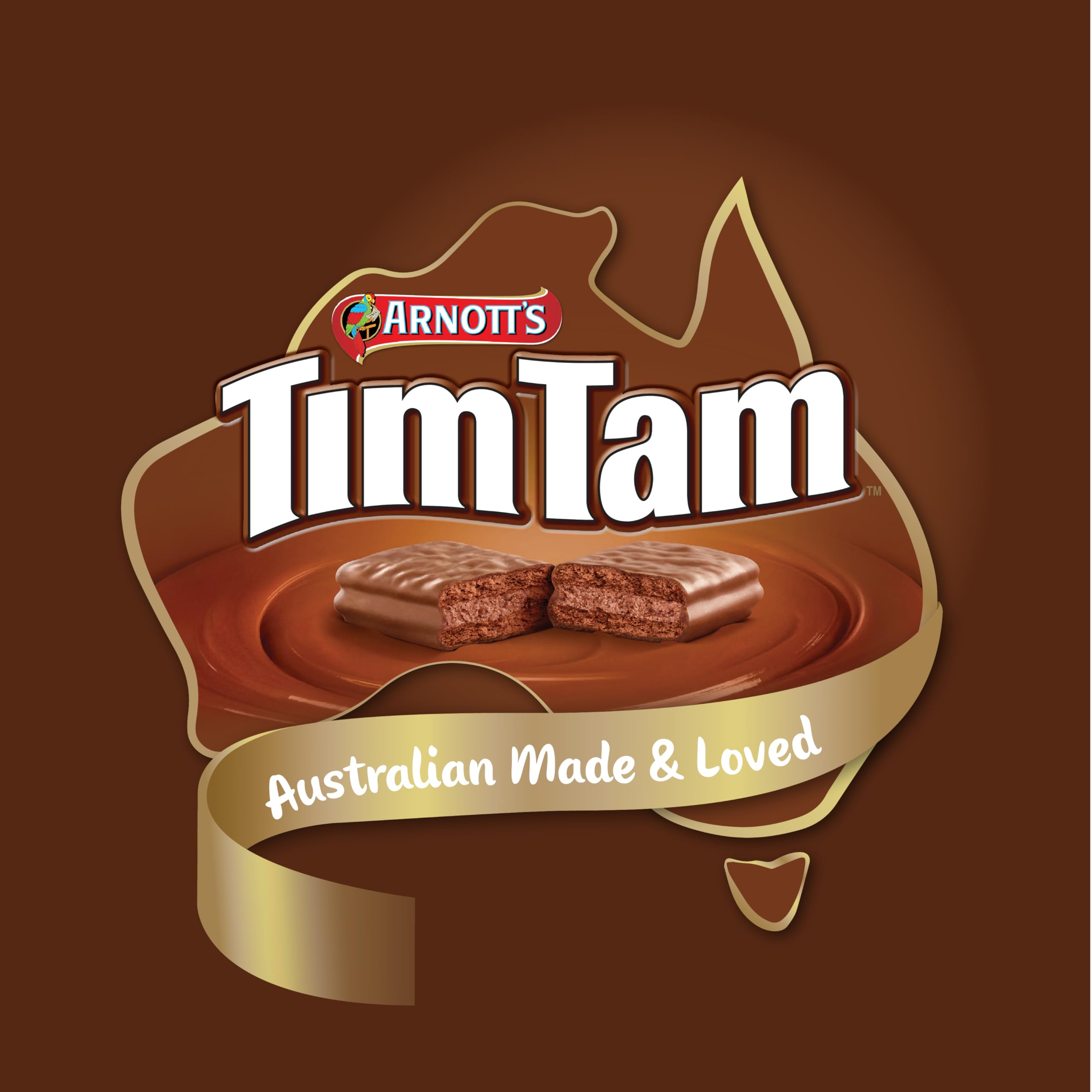 Tim Tam - Dark Chocolate Flavour Coated Biscuit Bars (163g) 4