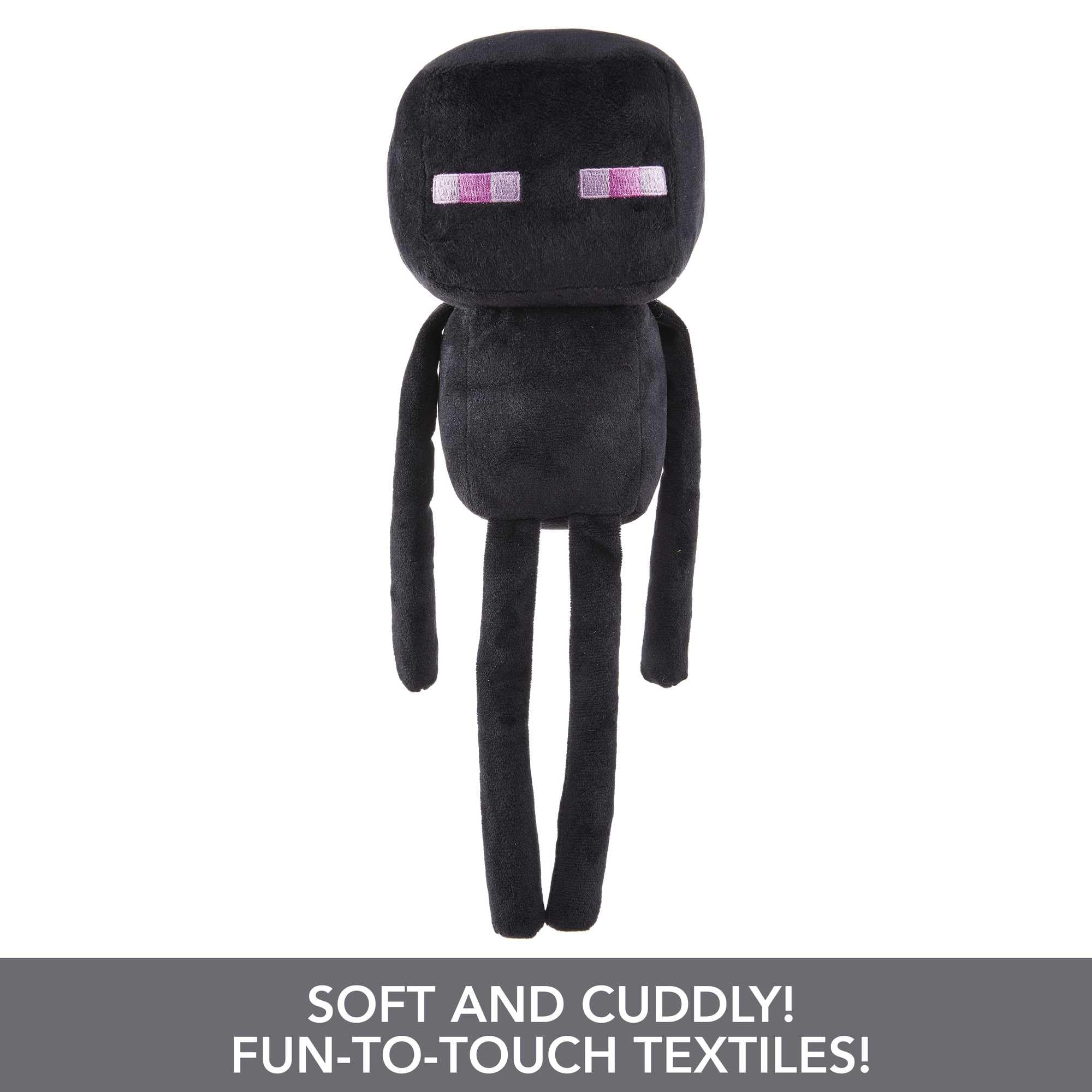 Mattel Minecraft Enderman Plush Toy - 8-Inch | Pixelated Details | Ages 14+ 3