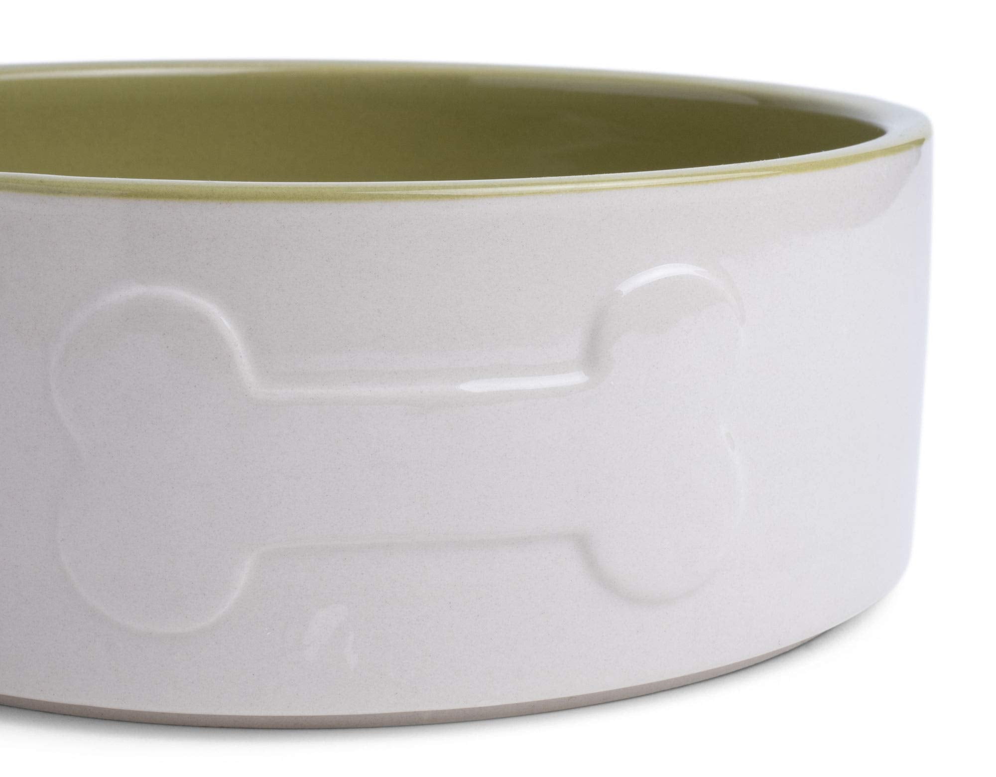 Petface Ceramic Bone Dog Bowl - 20 cm Diameter | Durable Ceramic | Easy Clean 2