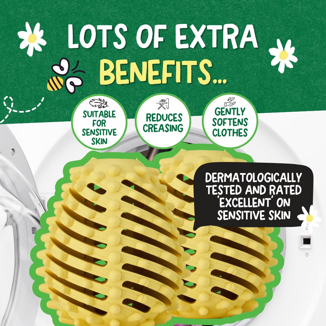 Ecoegg - Dryer Egg Tumble Dryer Balls Replacement | Reduces Drying Time | Fragrance Free