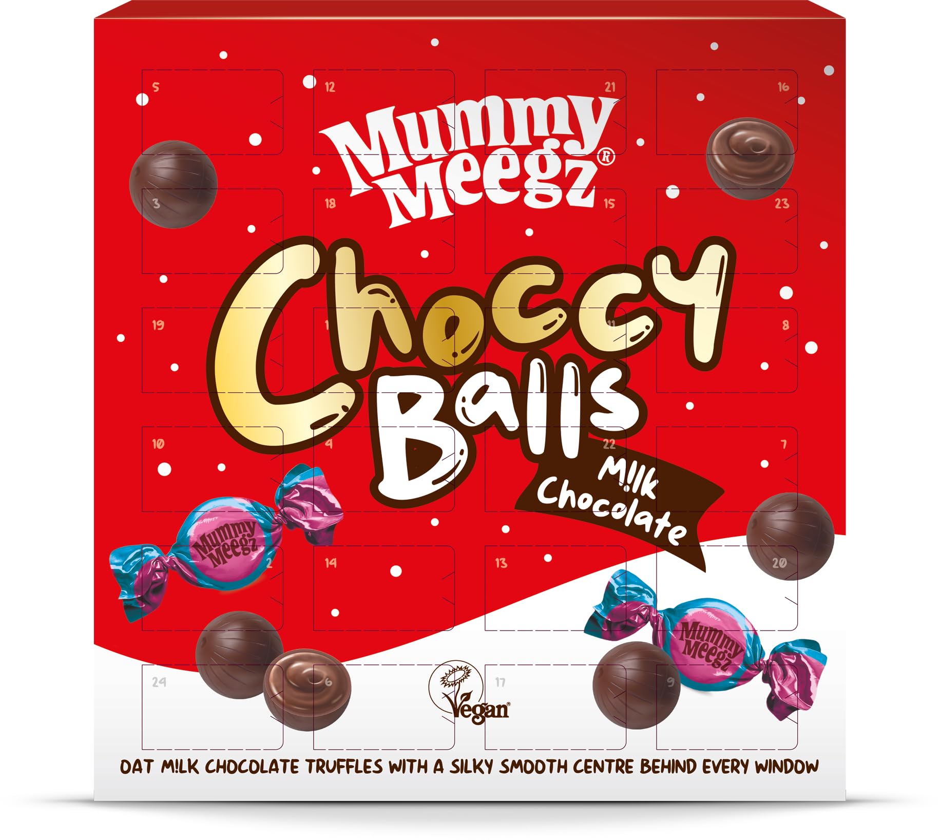 Mummy Meegz - Vegan Choccy Balls Advent Calendar - 288g 2