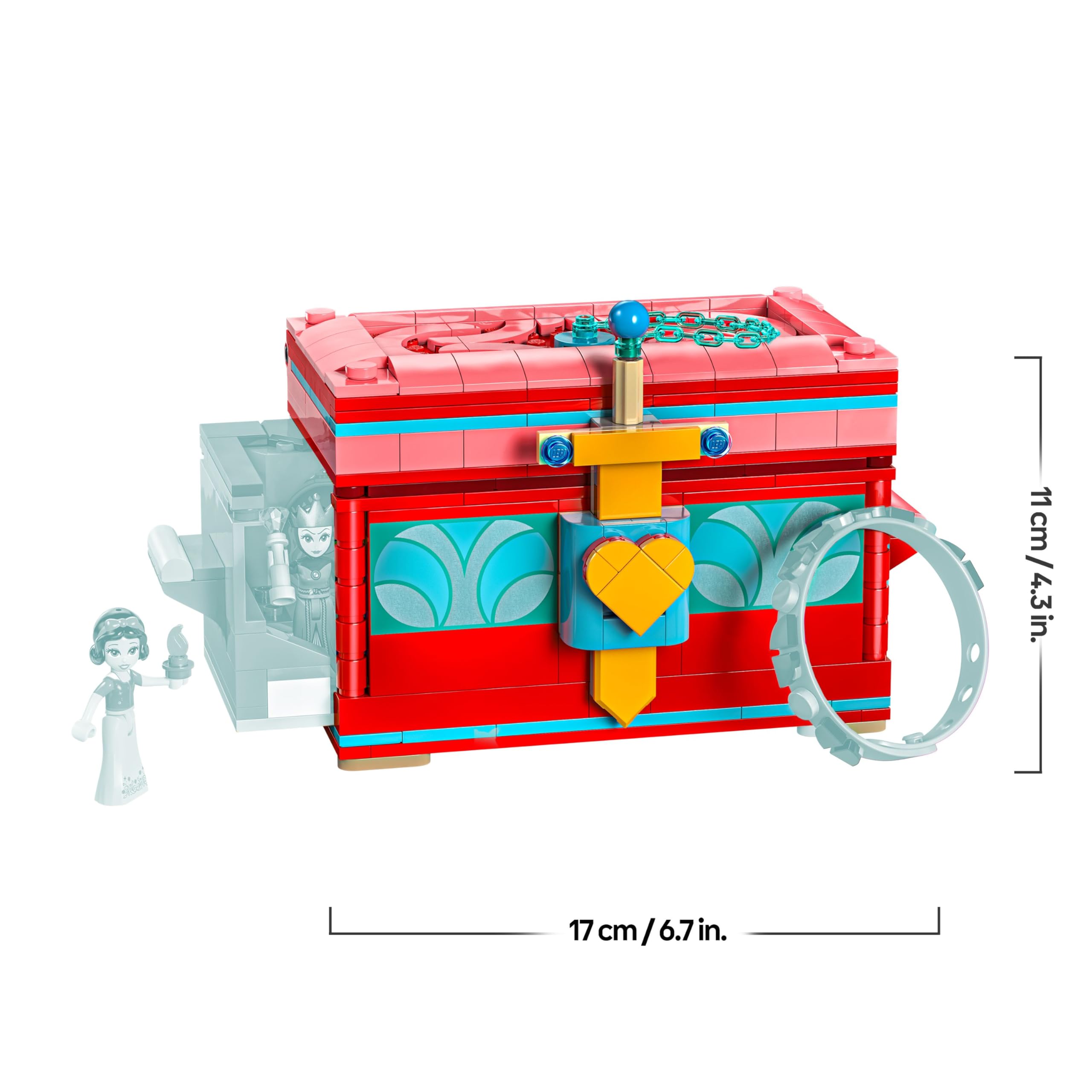 LEGO ǀ Disney Snow White’s Jewellery Box Building Set - 358-Piece Playset with Mini Dolls for Ages 6+ 18