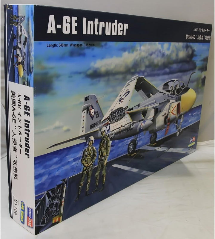 Hobbyboss 1:48 Scale A-6E Intruder Model Kit - Detailed Aircraft Model for Ages 14+ (HY81709)