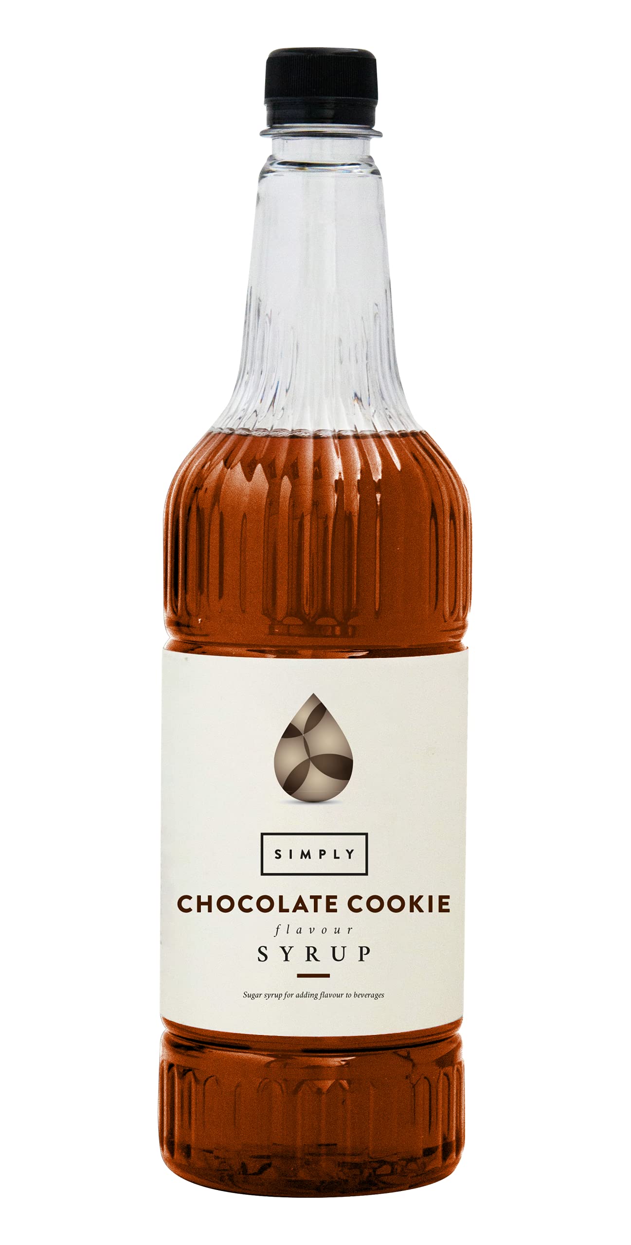 Simply Chocolate Cookie Flavoured Syrup - Vegan, Nut Free | 1L Liquid Bottle 1