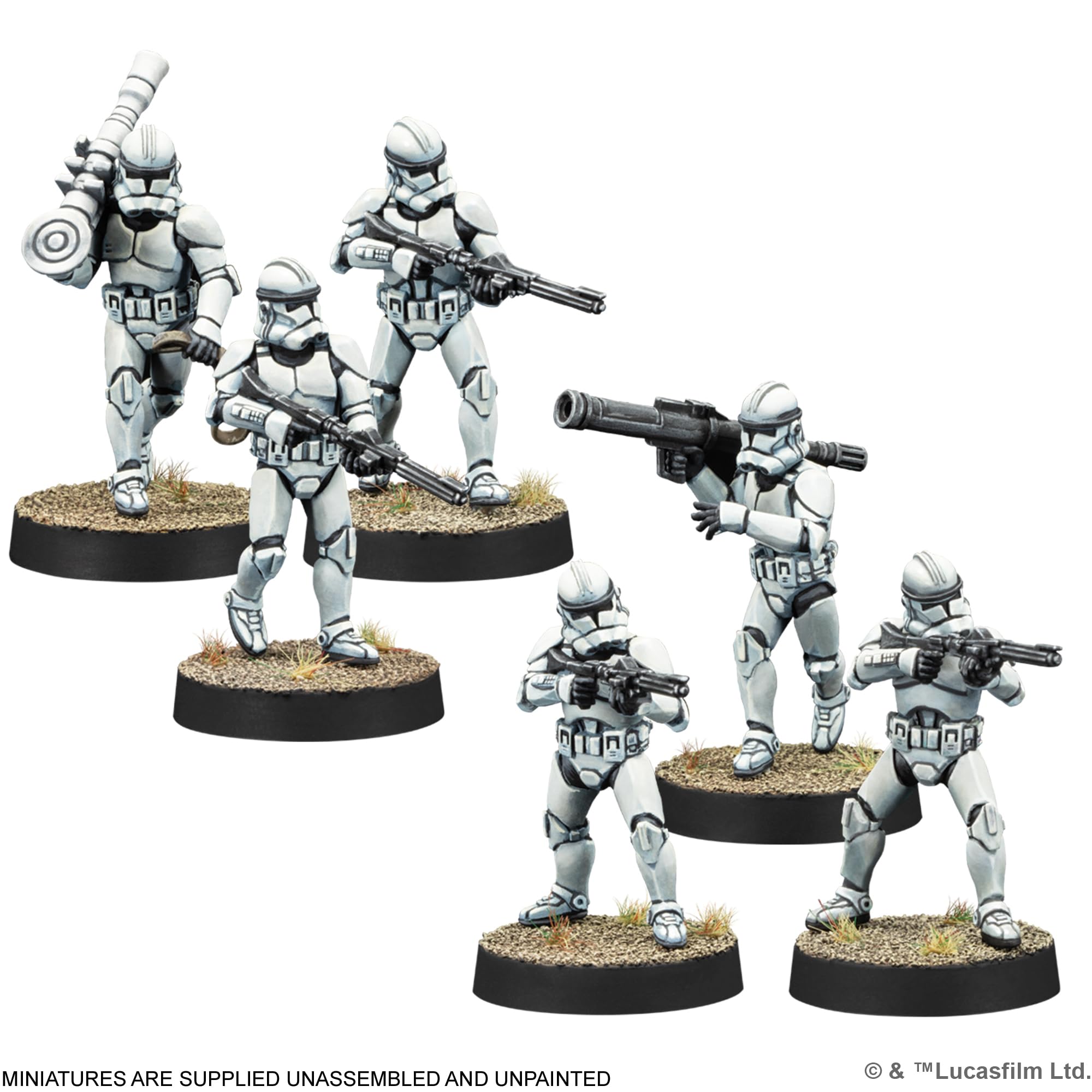 Asmodee Star Wars: Legion Clone Trooper Marksmen Miniatures Expansion 2