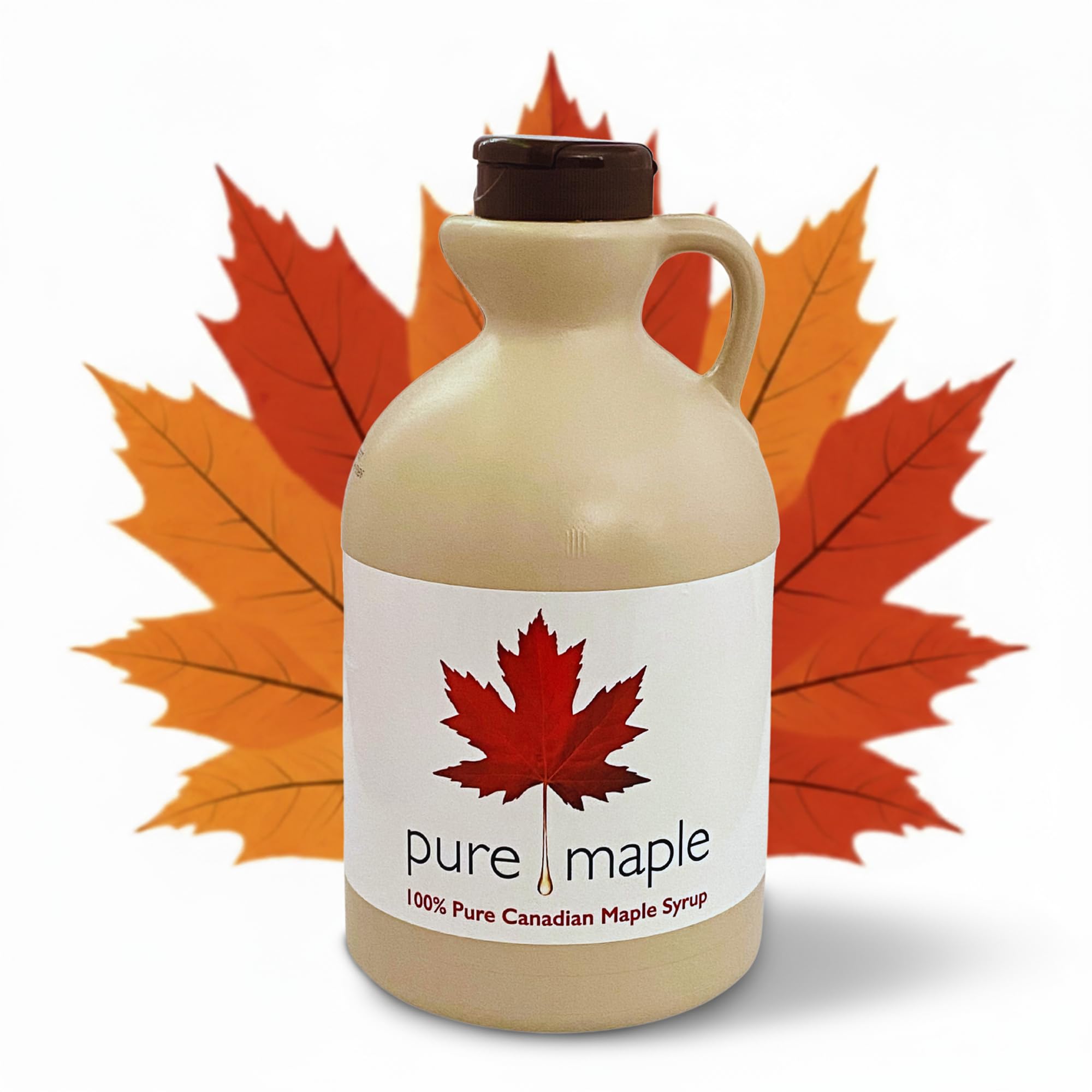 Pure Maple - Dark Robust Grade 100% Pure Maple Syrup - 1 Litre Jug 1