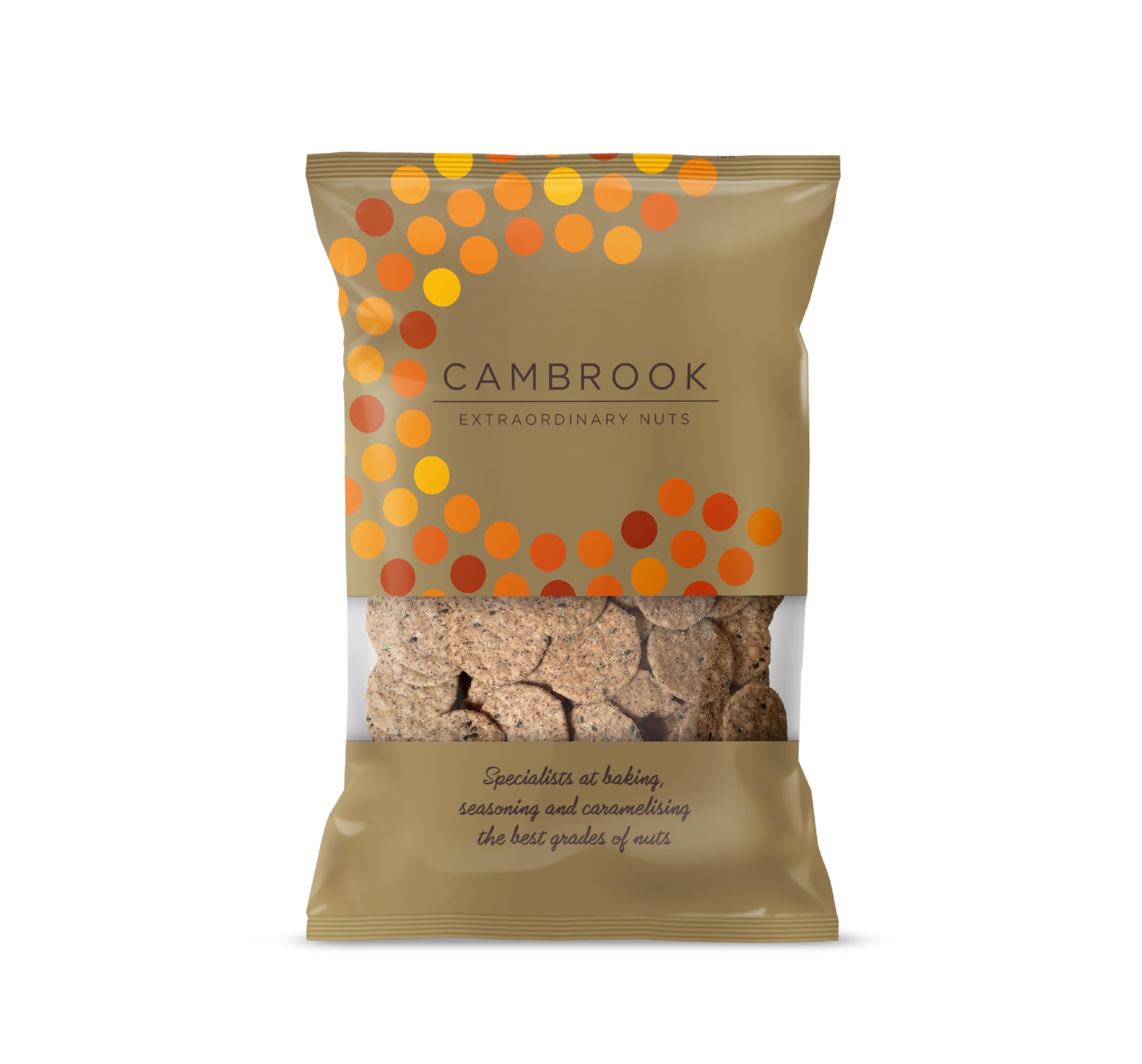 Cambrook - Black Pepper Crackers, 330g Bag 1