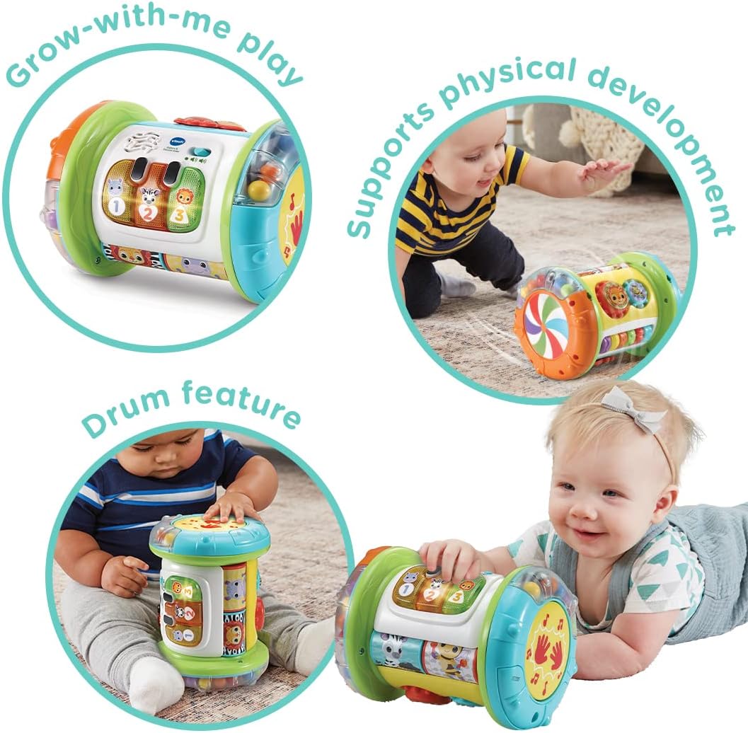 VTech Explore & Discover Roller - Interactive Baby Toy with Lights, Sounds & Gears for 6-12 Months 2